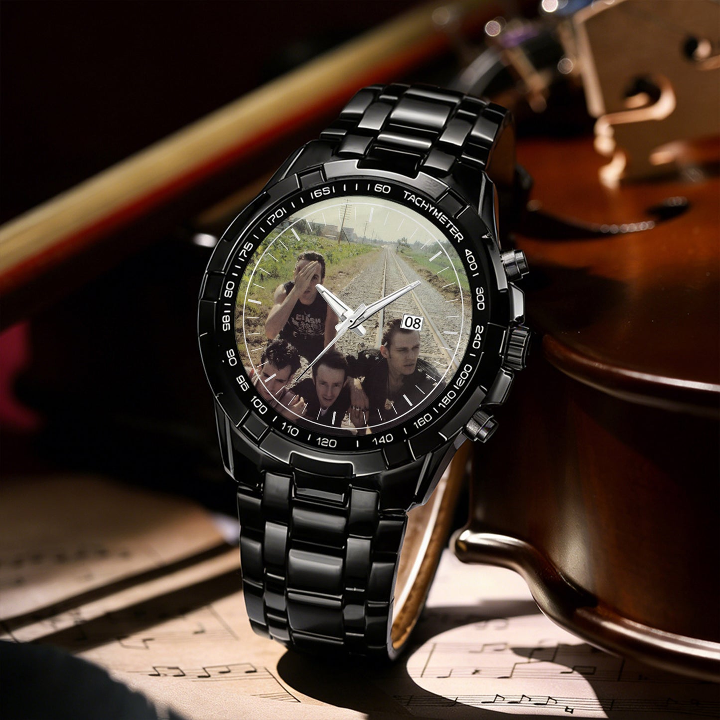 The Clash Albums Collection Watch - Multiple Classic Rock Album Designs Available