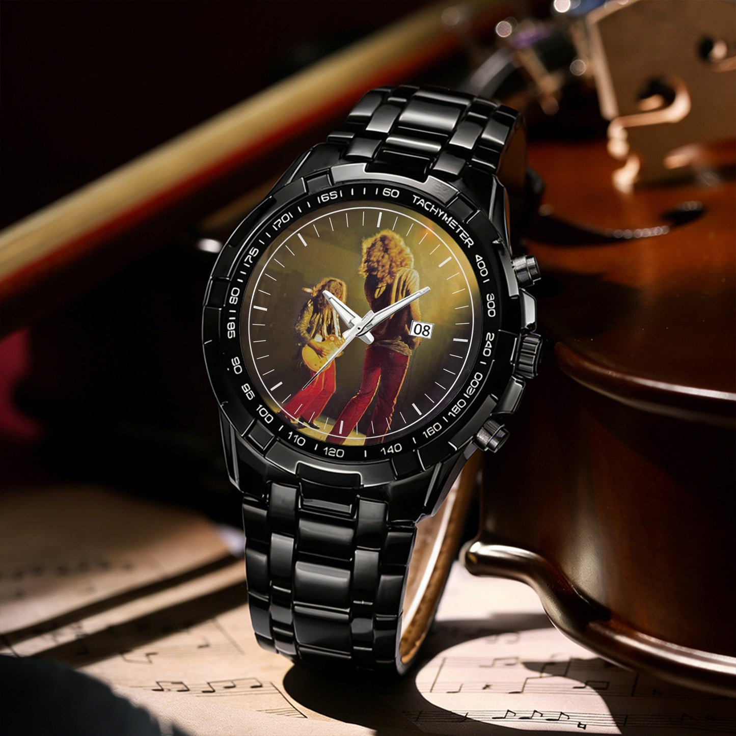 Led Zeppelin Albums Collection Watch - Multiple Classic Rock Album Designs Available