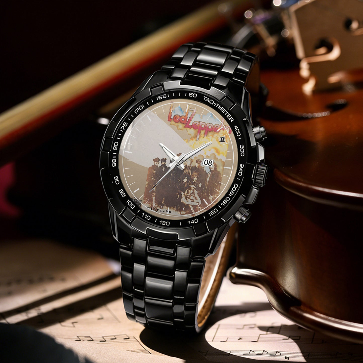 Led Zeppelin Albums Collection Watch - Multiple Classic Rock Album Designs Available