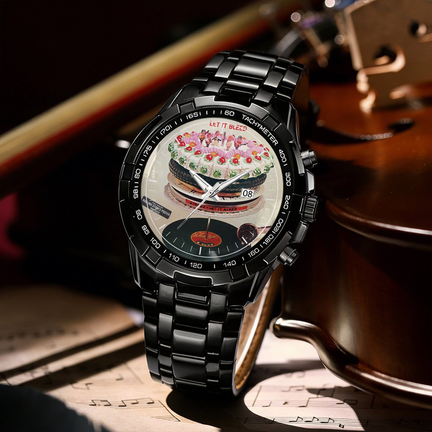 The Rolling Stones Albums Collection Watch - Multiple Classic Album Designs Available