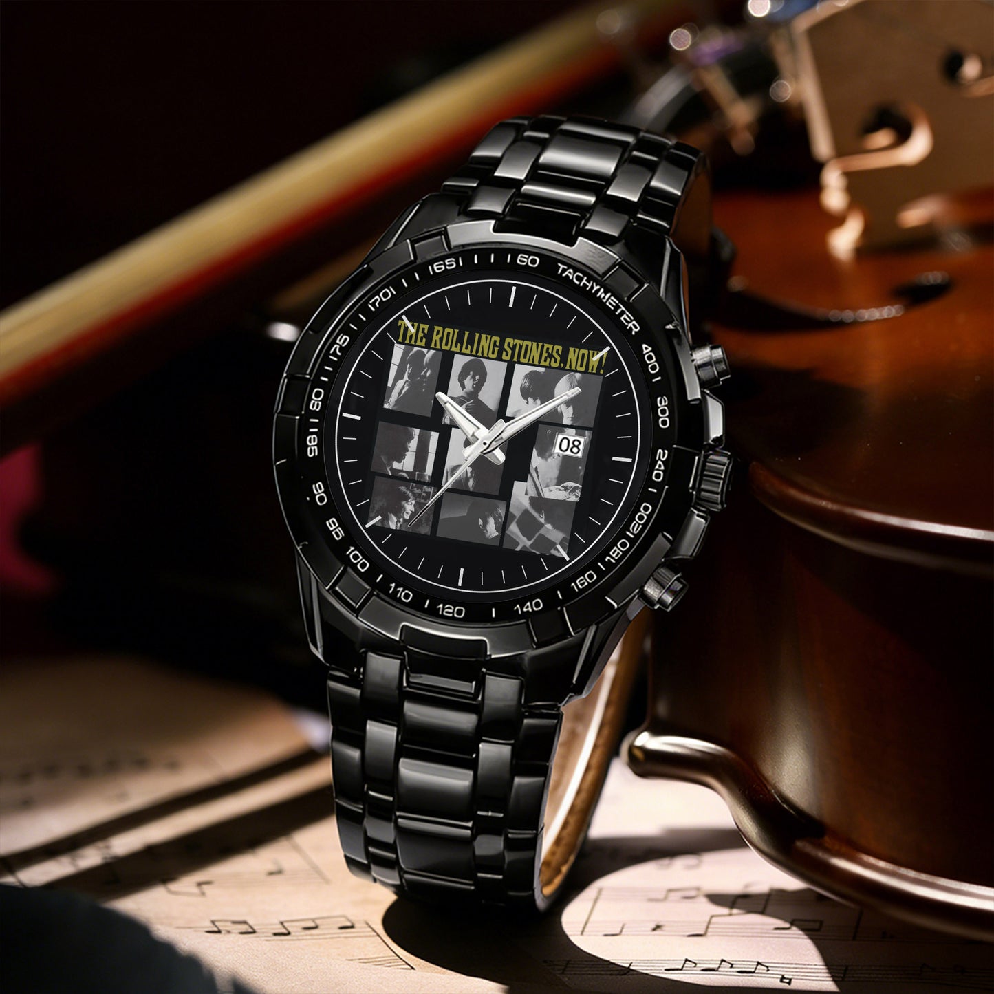 The Rolling Stones Albums Collection Watch - Multiple Classic Album Designs Available