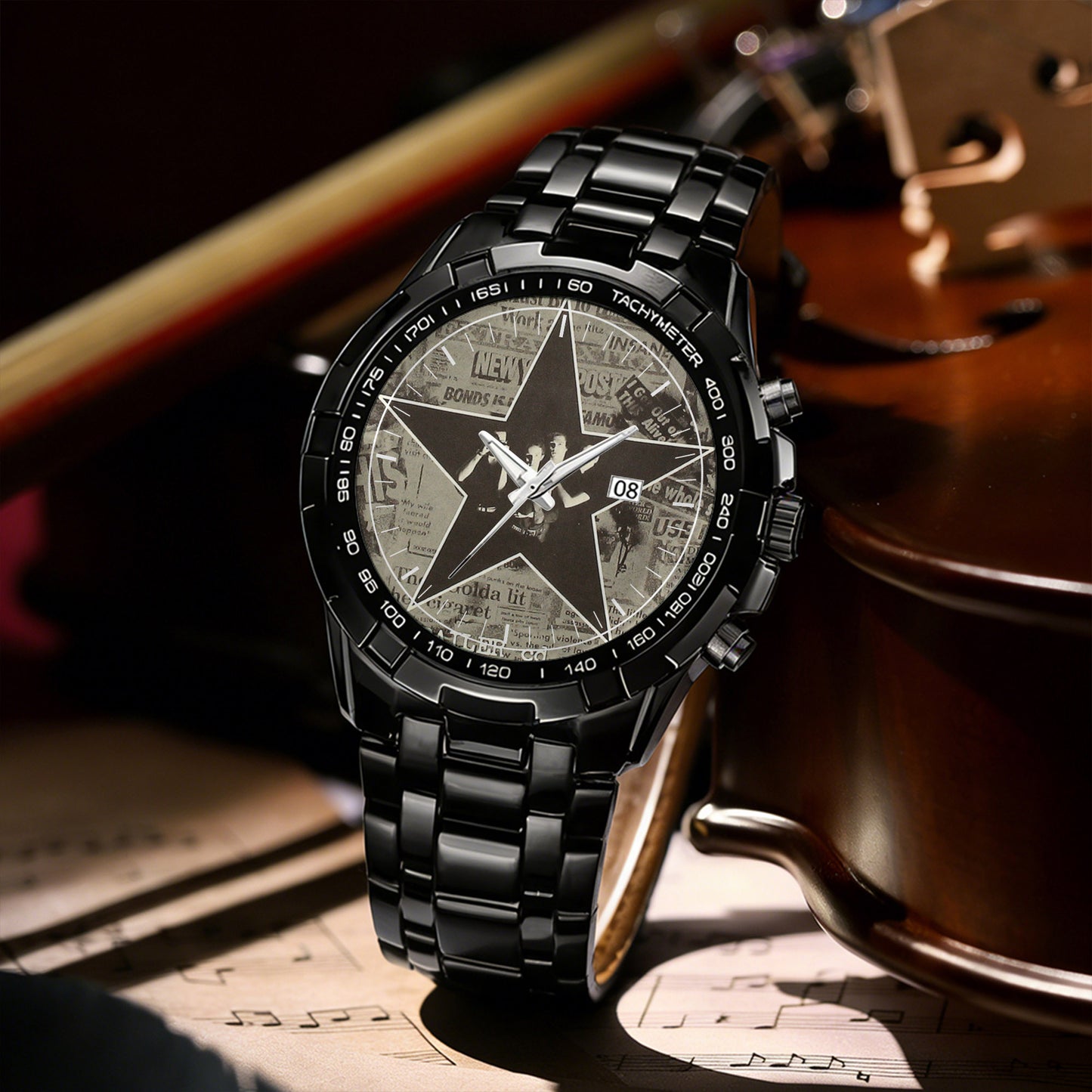 The Clash Albums Collection Watch - Multiple Classic Rock Album Designs Available