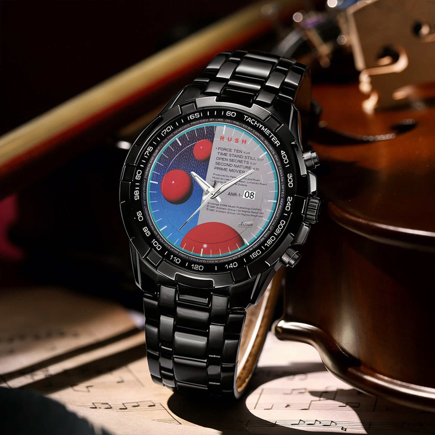 Rush Albums Collection Watch - Multiple Classic Album Designs Available