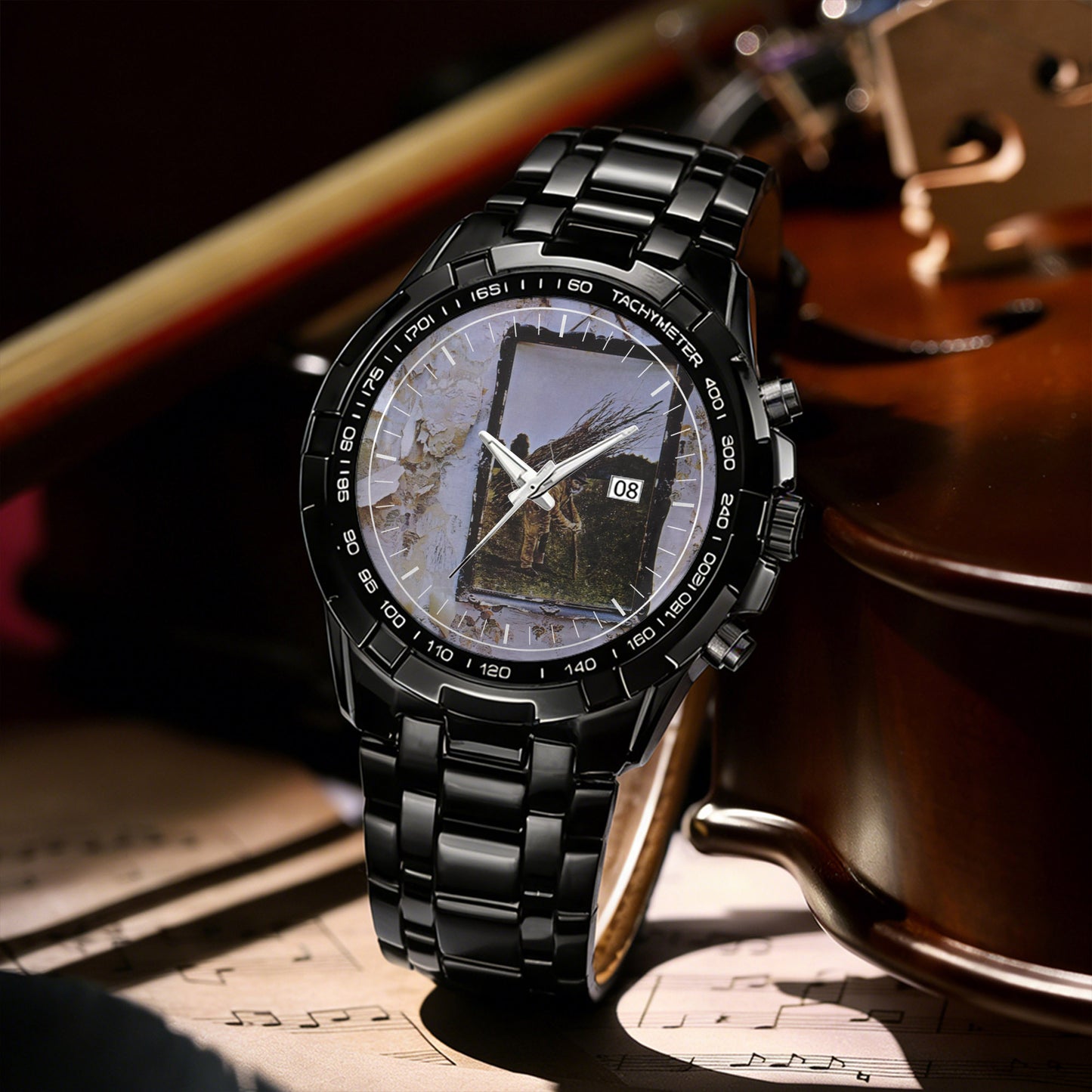 Led Zeppelin Albums Collection Watch - Multiple Classic Rock Album Designs Available