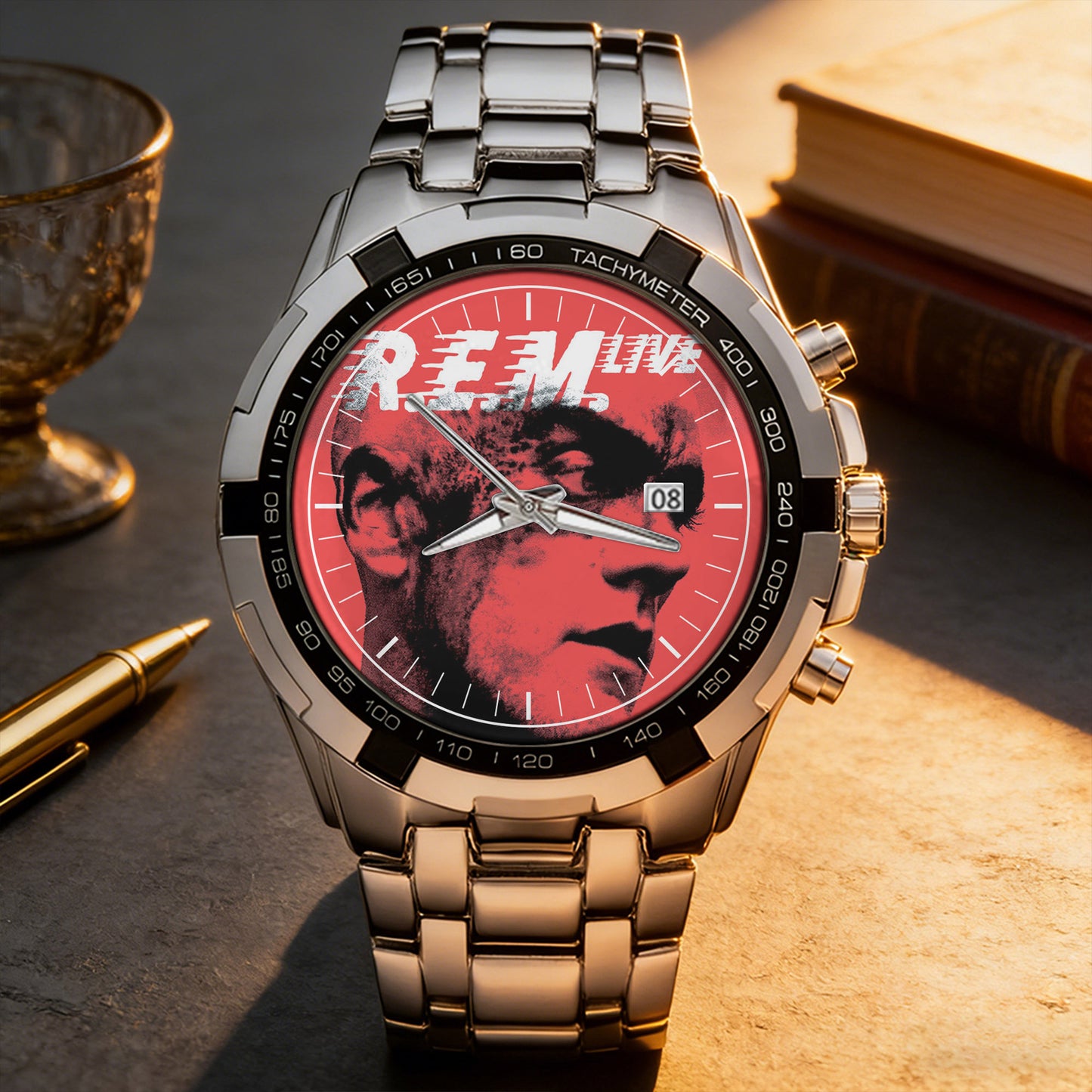R.E.M Rock Albums Collection Watch - Multiple Classic Rock Album Designs Available