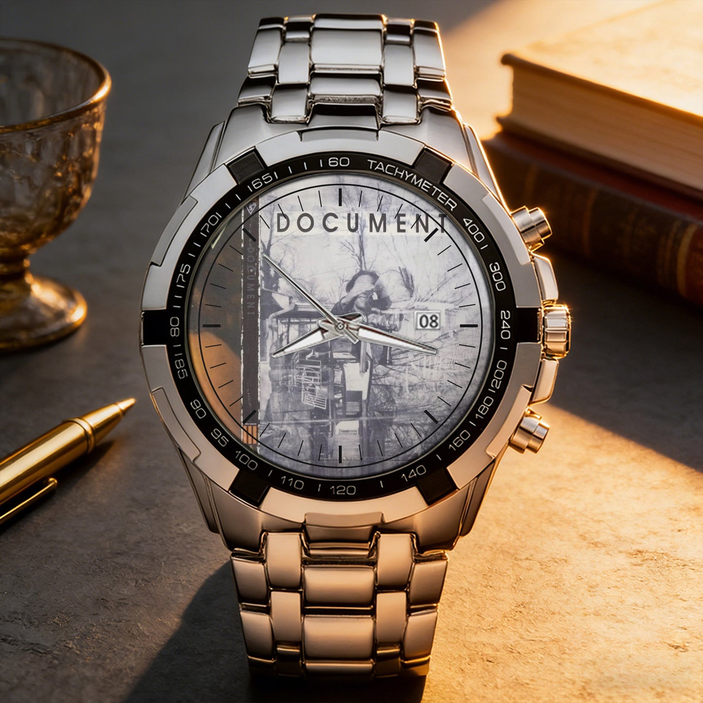 R.E.M Rock Albums Collection Watch - Multiple Classic Rock Album Designs Available