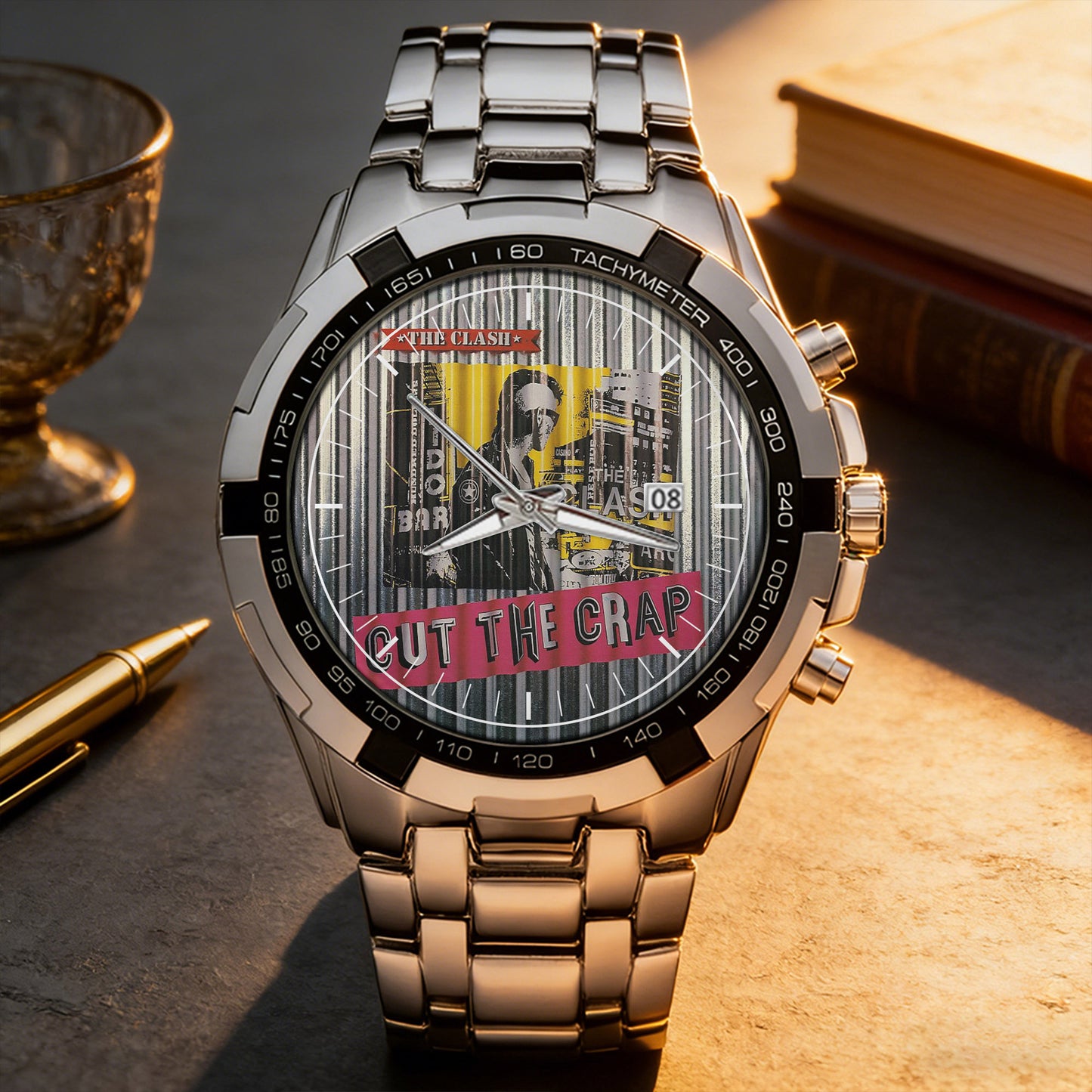 The Clash Albums Collection Watch - Multiple Classic Rock Album Designs Available