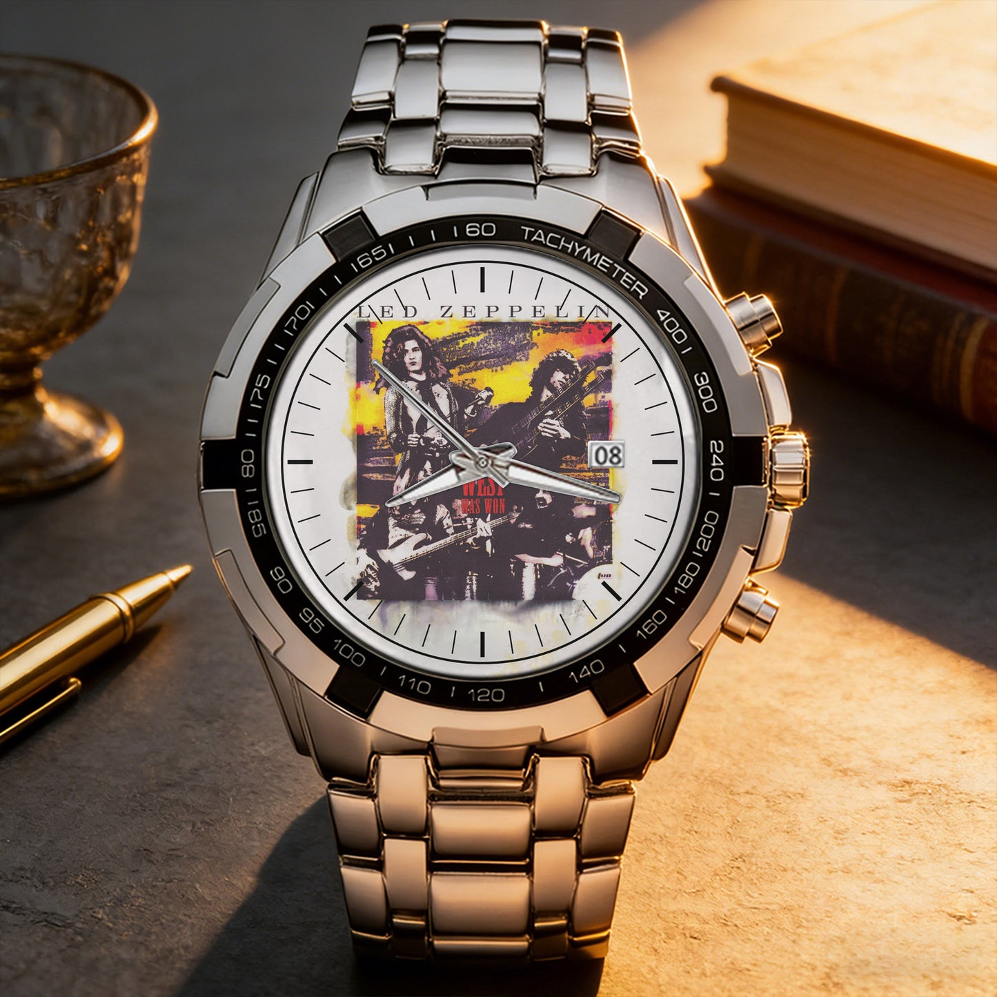 Led Zeppelin Albums Collection Watch - Multiple Classic Rock Album Designs Available