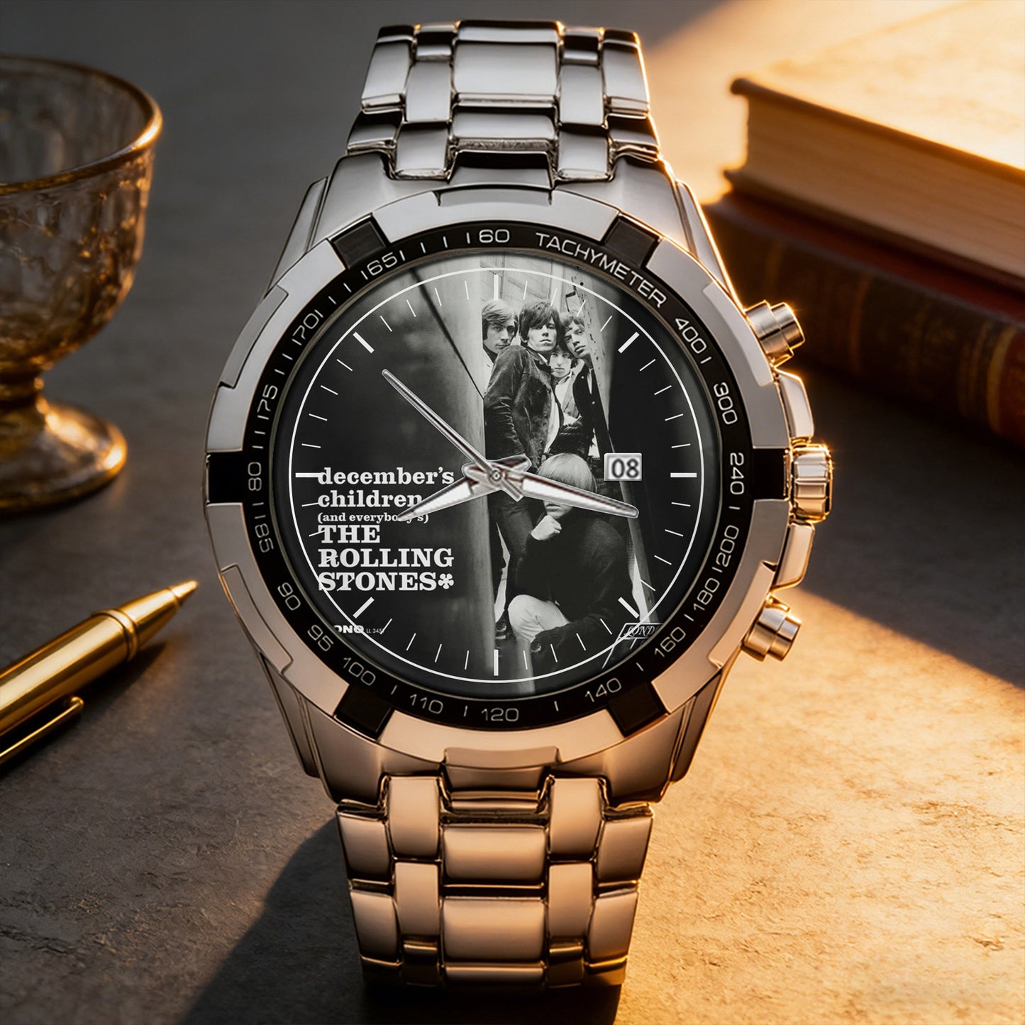 The Rolling Stones Albums Collection Watch - Multiple Classic Album Designs Available