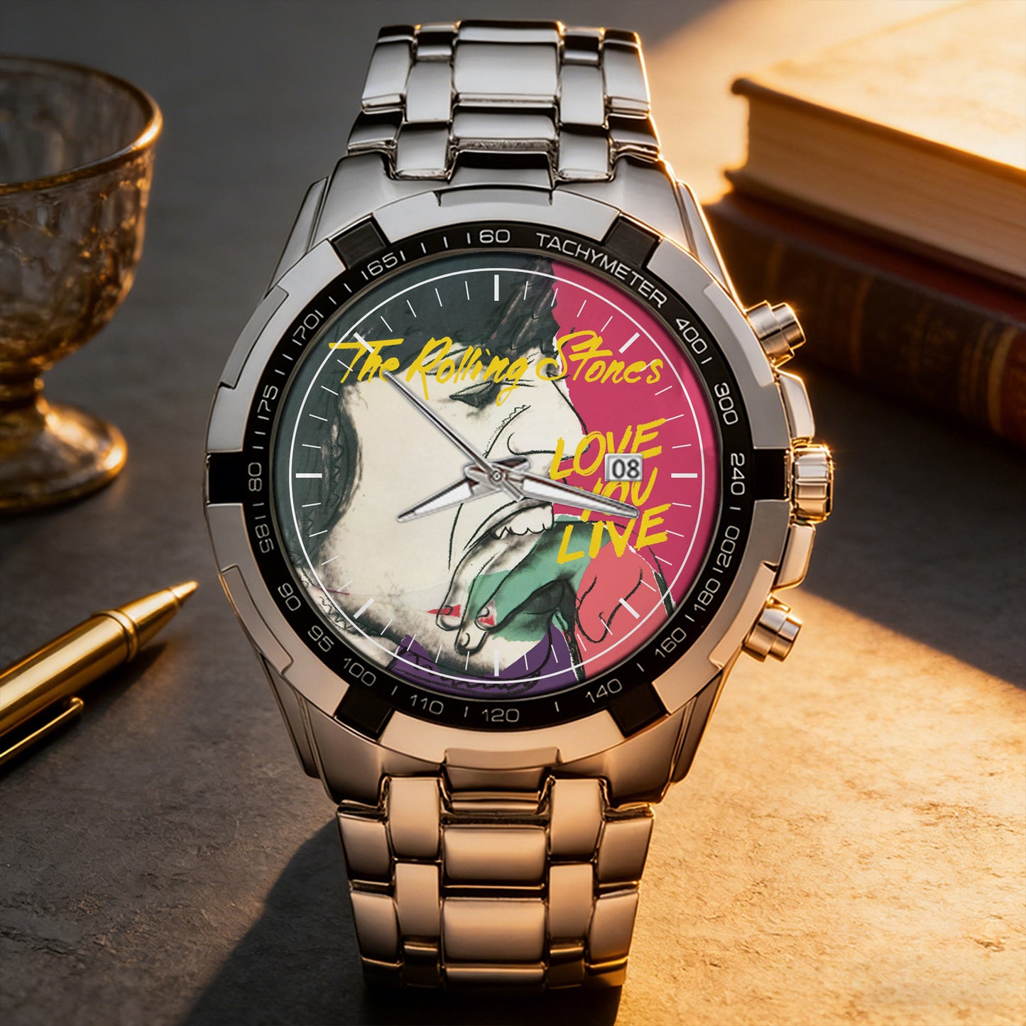 The Rolling Stones Albums Collection Watch - Multiple Classic Album Designs Available