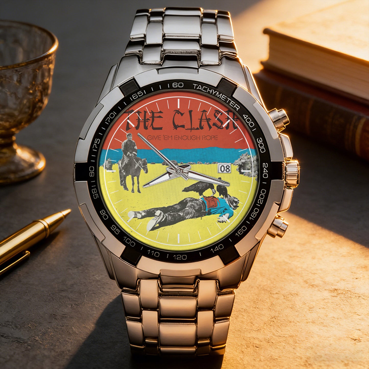 The Clash Albums Collection Watch - Multiple Classic Rock Album Designs Available
