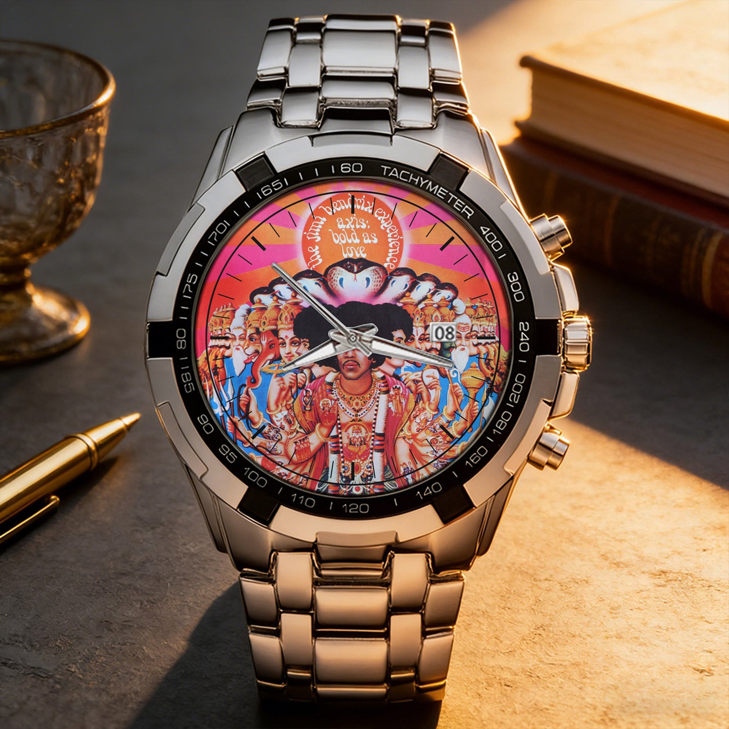 Jimi Hendrix Albums Collection Watch - Multiple Classic Album Designs Available