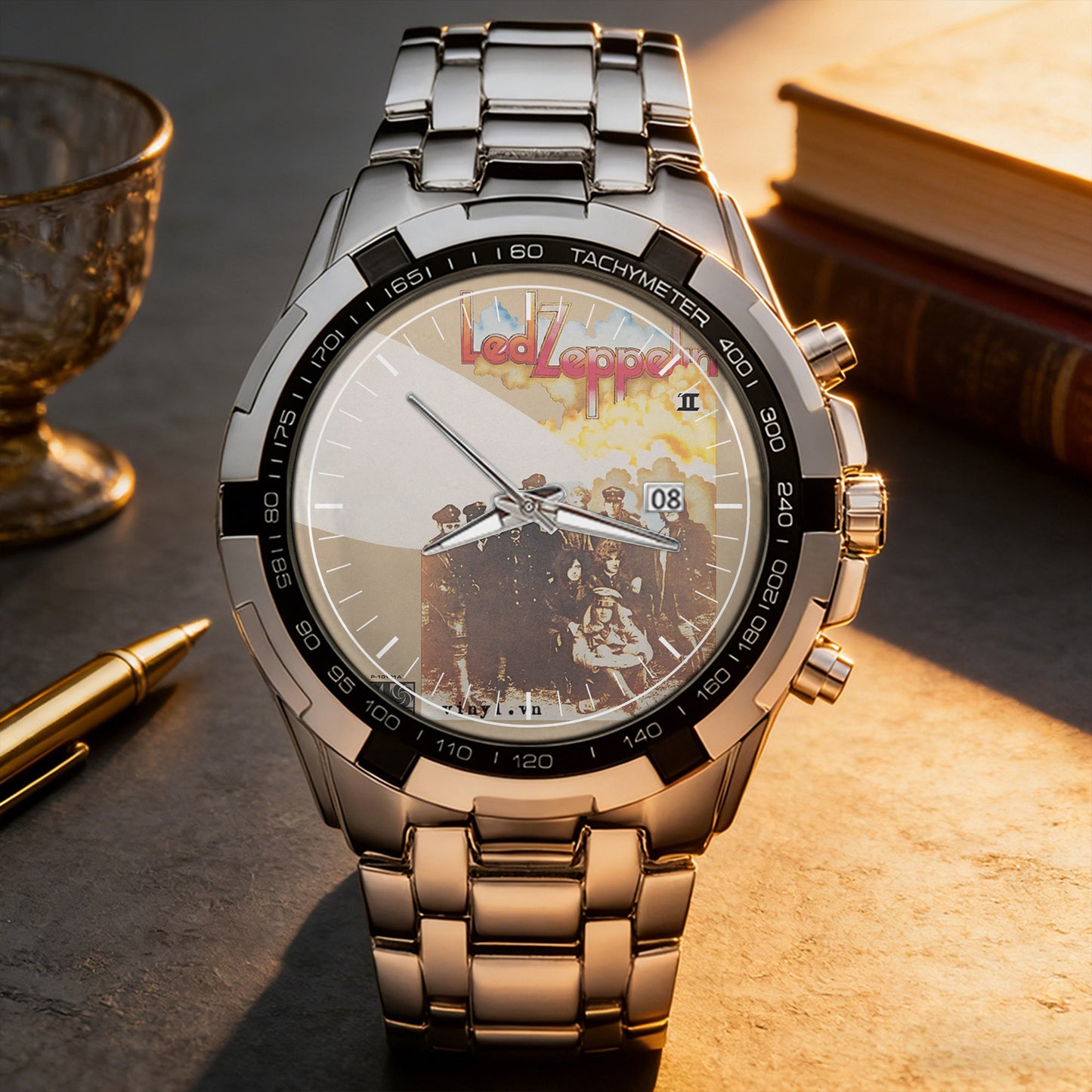 Led Zeppelin Albums Collection Watch - Multiple Classic Rock Album Designs Available