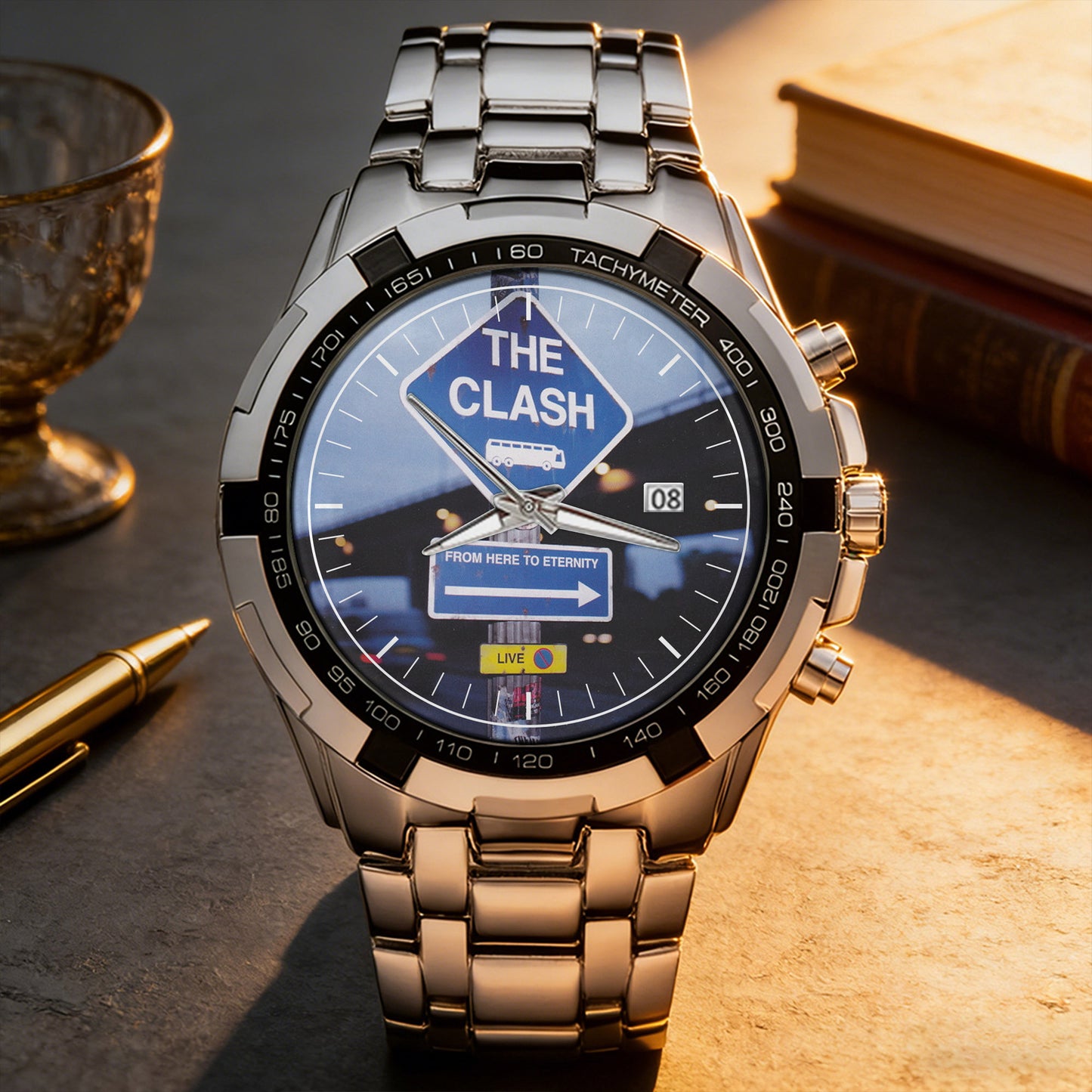 The Clash Albums Collection Watch - Multiple Classic Rock Album Designs Available