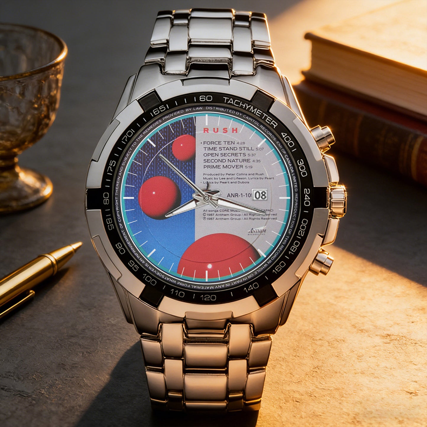 Rush Albums Collection Watch - Multiple Classic Album Designs Available