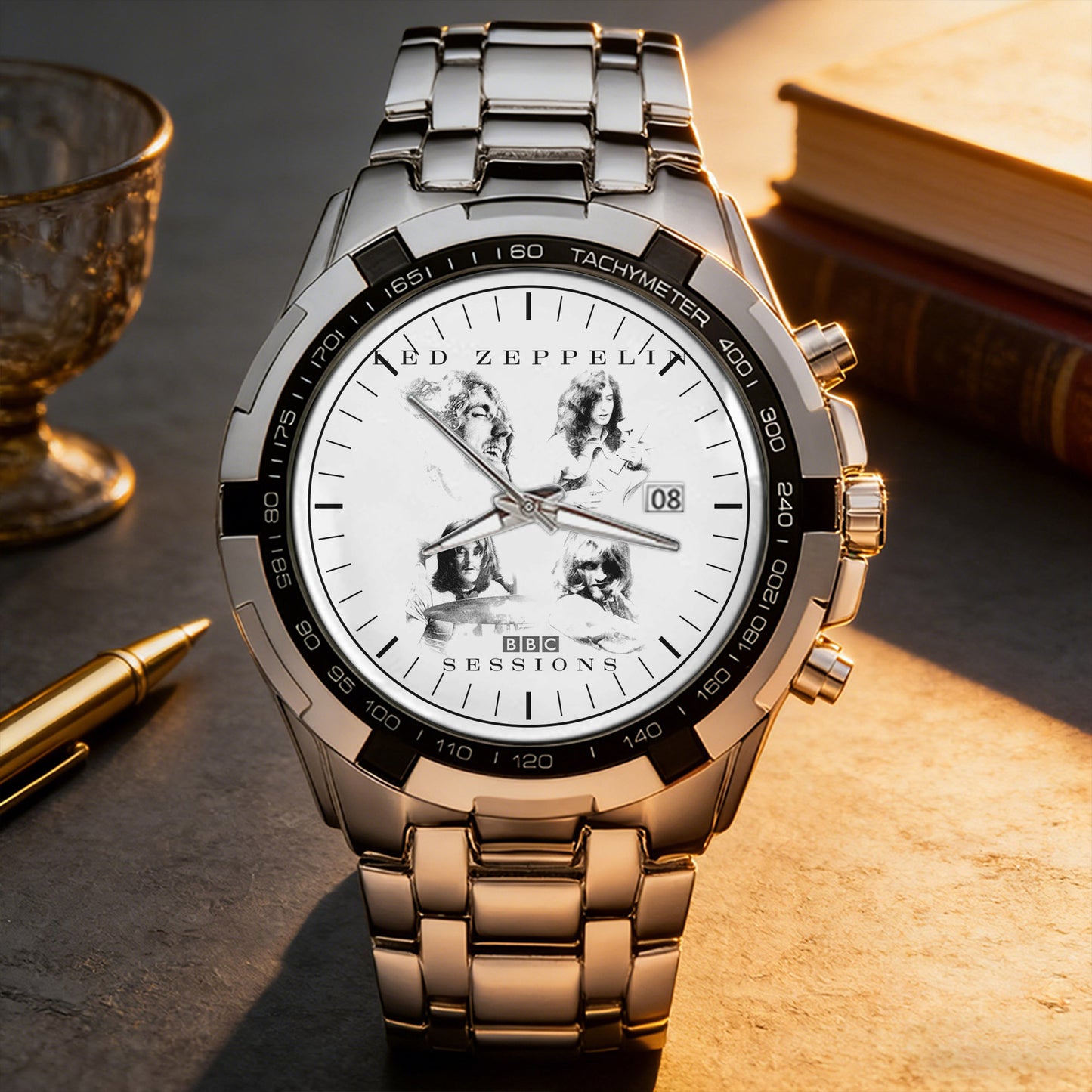 Led Zeppelin Albums Collection Watch - Multiple Classic Rock Album Designs Available