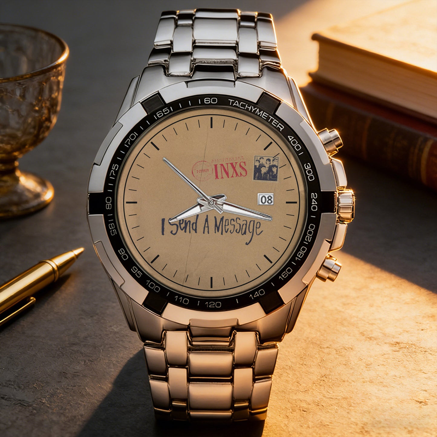INXS Albums Collection Watch - Multiple Classic Rock Album Designs Available
