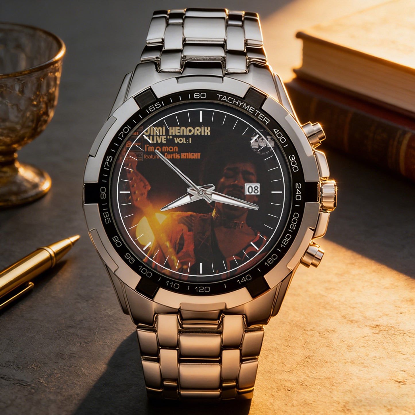 Jimi Hendrix Albums Collection Watch - Multiple Classic Album Designs Available