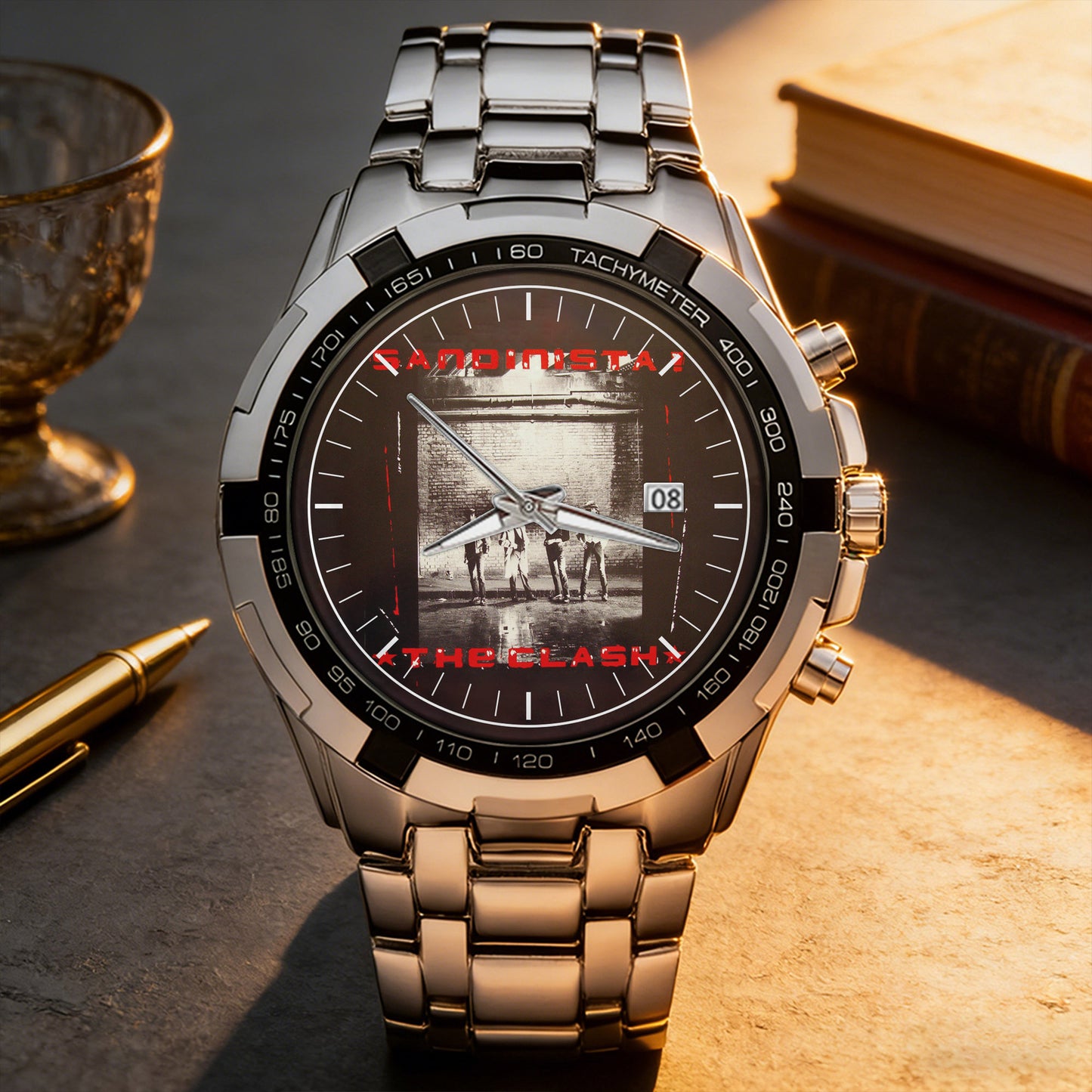The Clash Albums Collection Watch - Multiple Classic Rock Album Designs Available