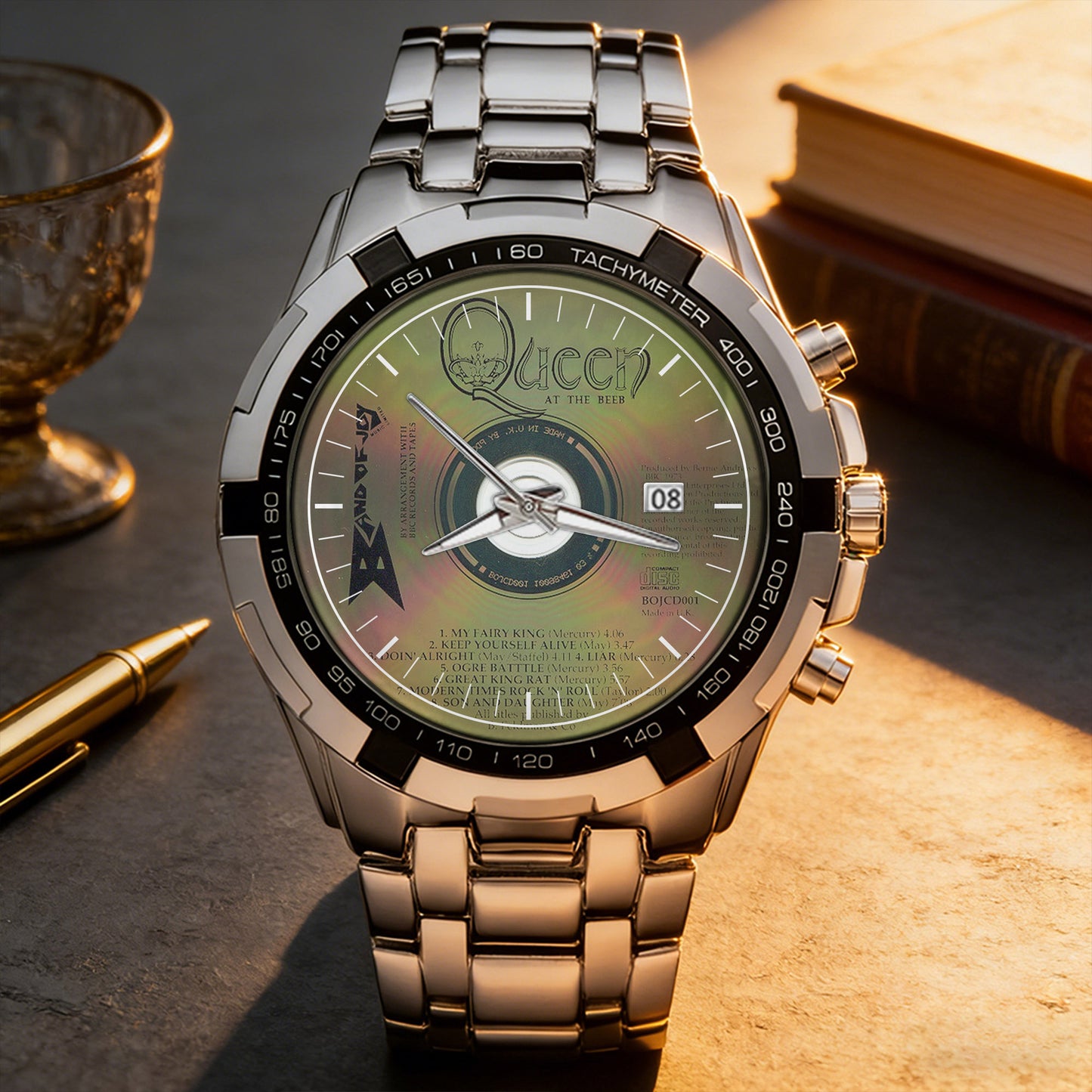 Queen Albums Collection Watch - Multiple Classic Album Designs Available