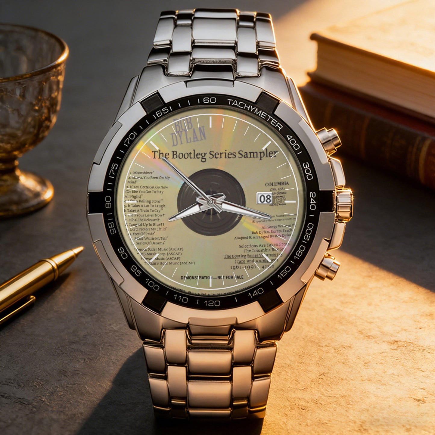 Bob Dylan Albums Collection Watch - Multiple Classic Album Designs Available