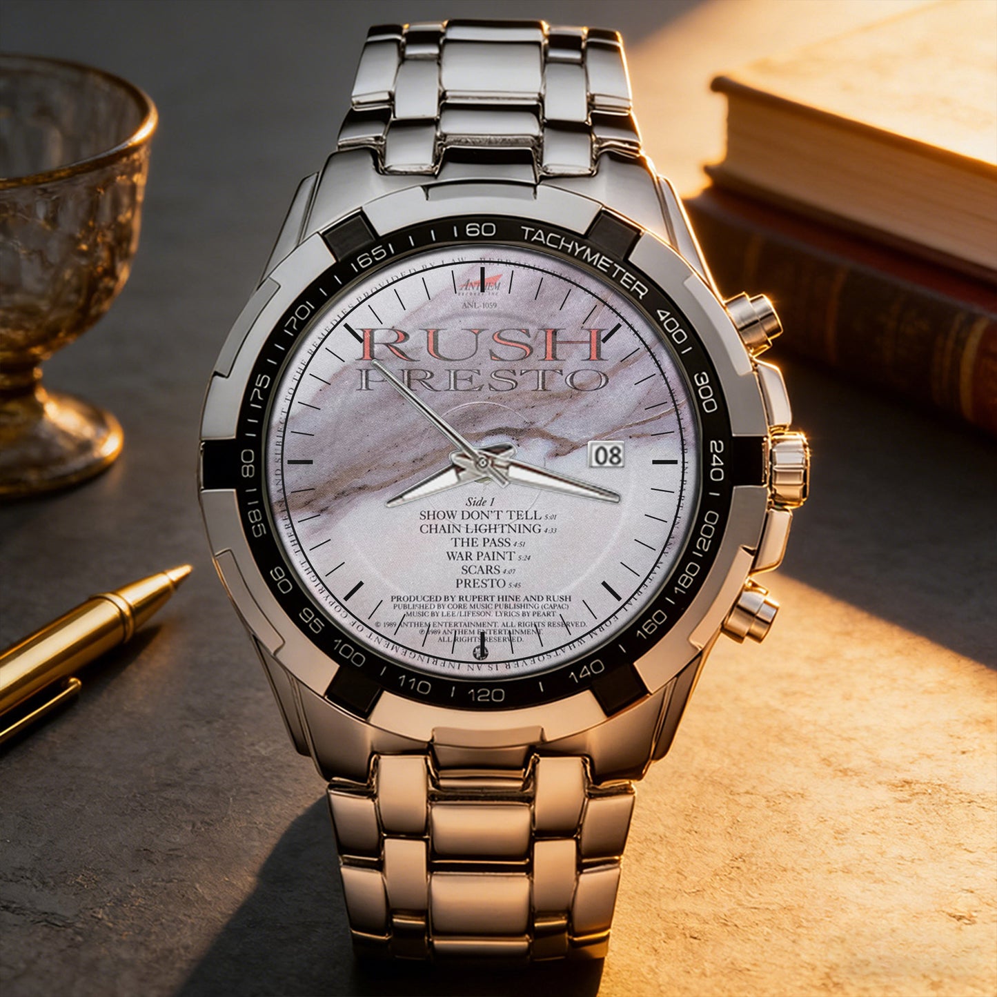 Rush Albums Collection Watch - Multiple Classic Album Designs Available