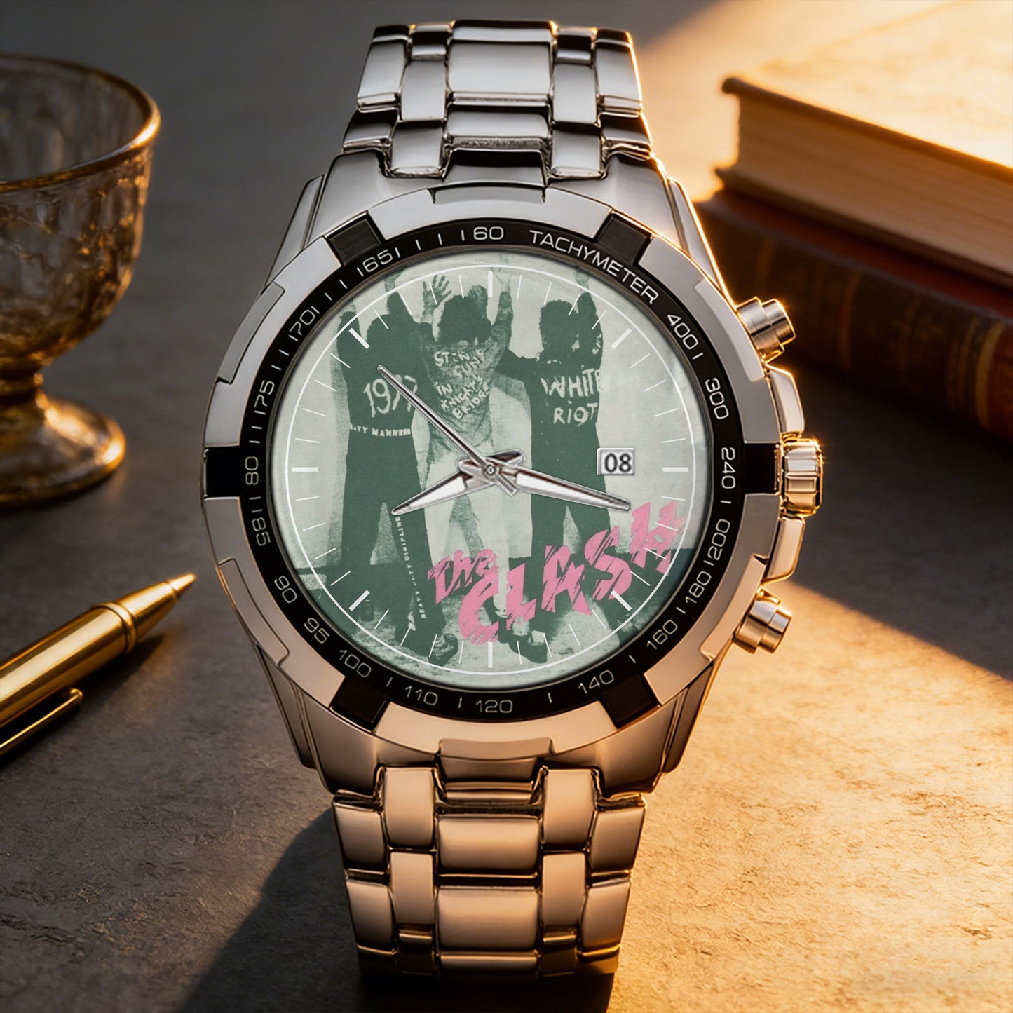 The Clash Albums Collection Watch - Multiple Classic Rock Album Designs Available