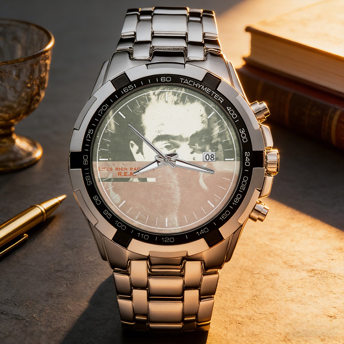 R.E.M Rock Albums Collection Watch - Multiple Classic Rock Album Designs Available