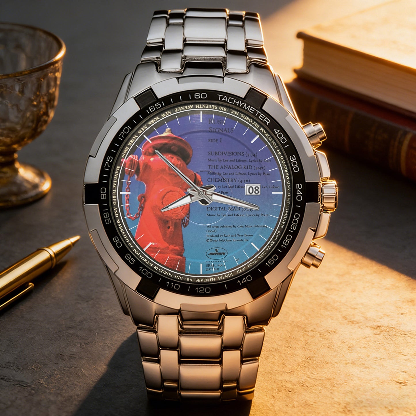 Rush Albums Collection Watch - Multiple Classic Album Designs Available
