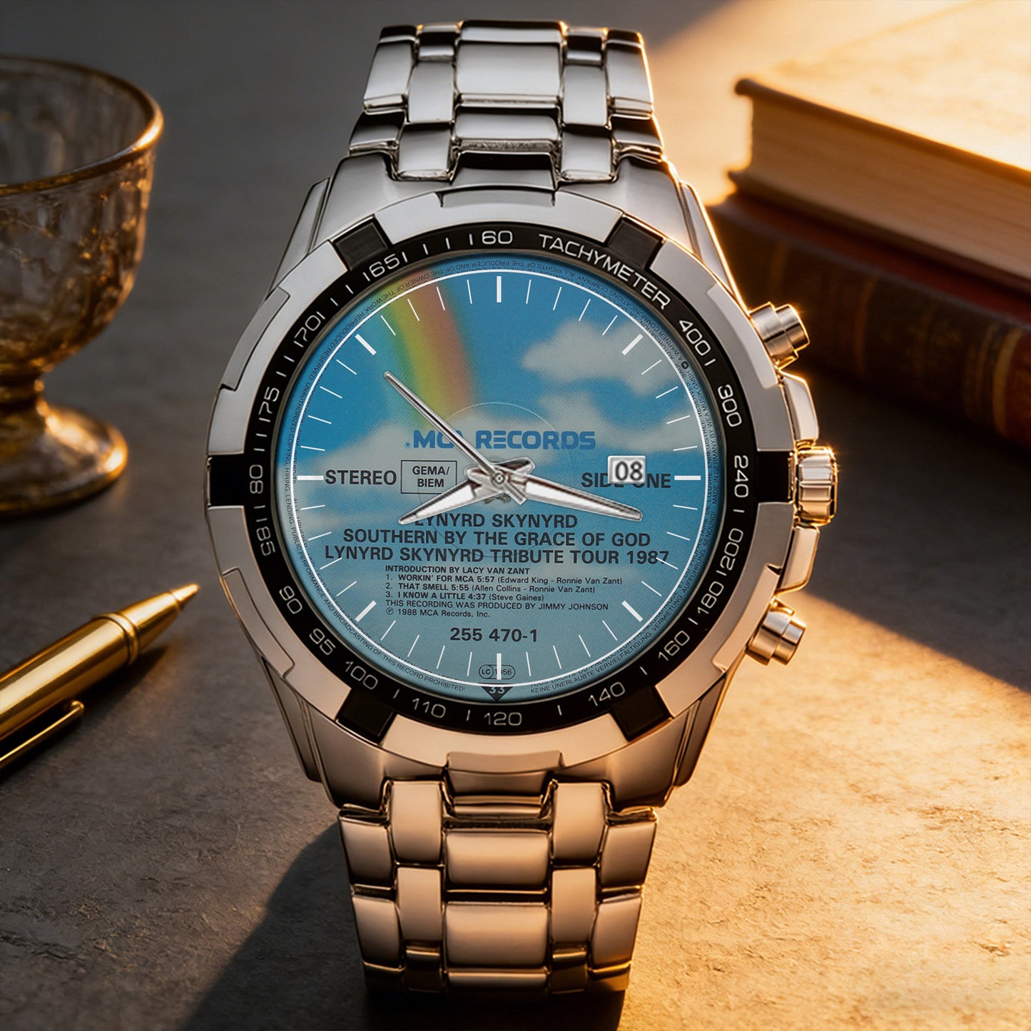 Lynyrd Skynyrd Albums Collection Watch - Multiple Classic Album Designs Available