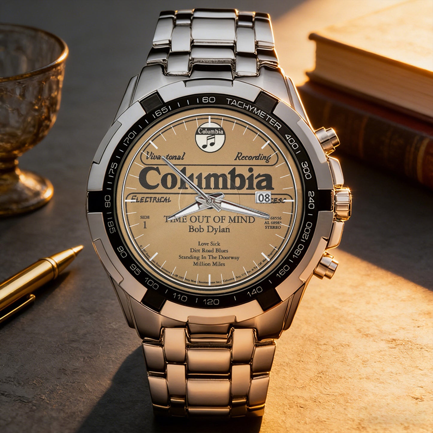 Bob Dylan Albums Collection Watch - Multiple Classic Album Designs Available