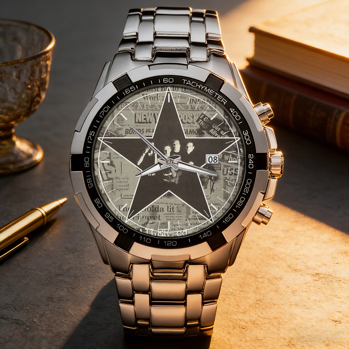 The Clash Albums Collection Watch - Multiple Classic Rock Album Designs Available