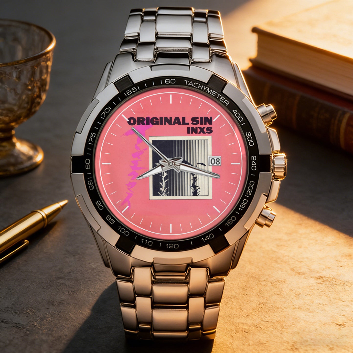 INXS Albums Collection Watch - Multiple Classic Rock Album Designs Available
