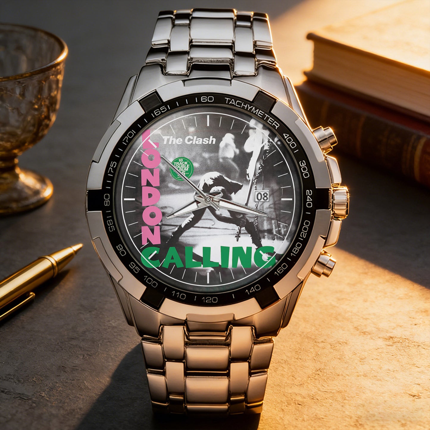 The Clash Albums Collection Watch - Multiple Classic Rock Album Designs Available
