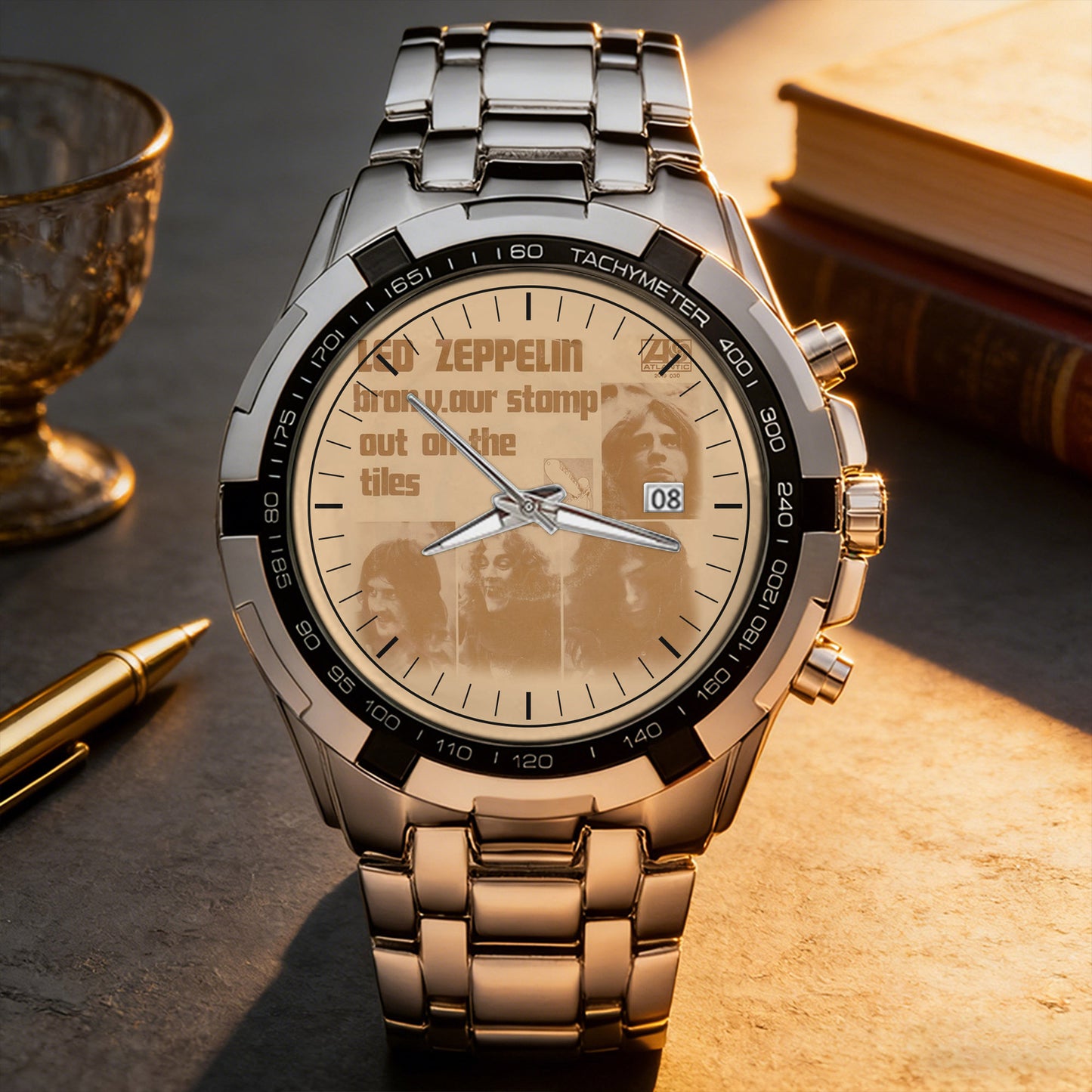 Led Zeppelin Albums Collection Watch - Multiple Classic Rock Album Designs Available