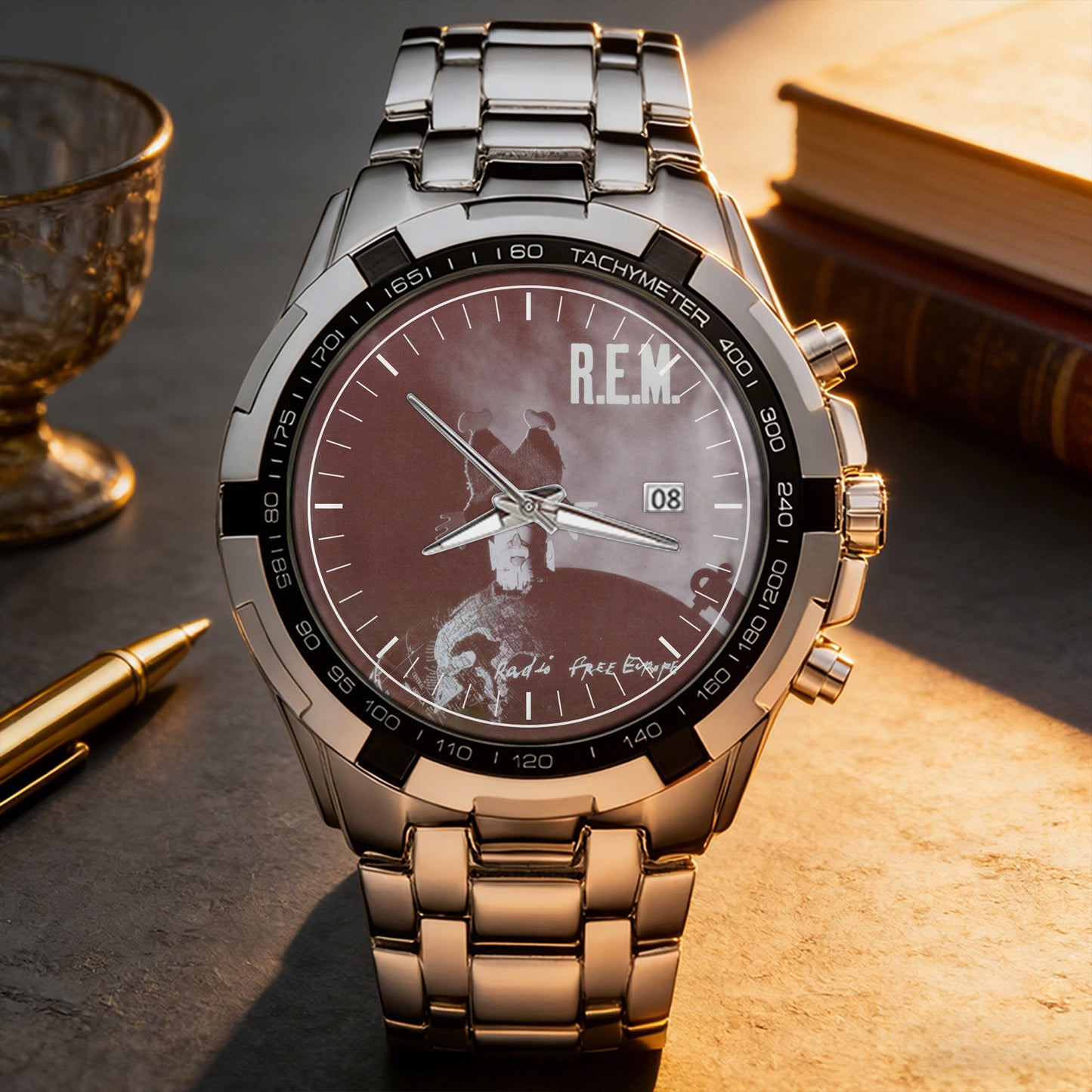 R.E.M Rock Albums Collection Watch - Multiple Classic Rock Album Designs Available