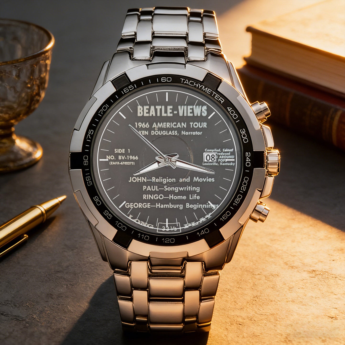 The Beatles Albums Collection Watch - Multiple Classic Album Designs Available