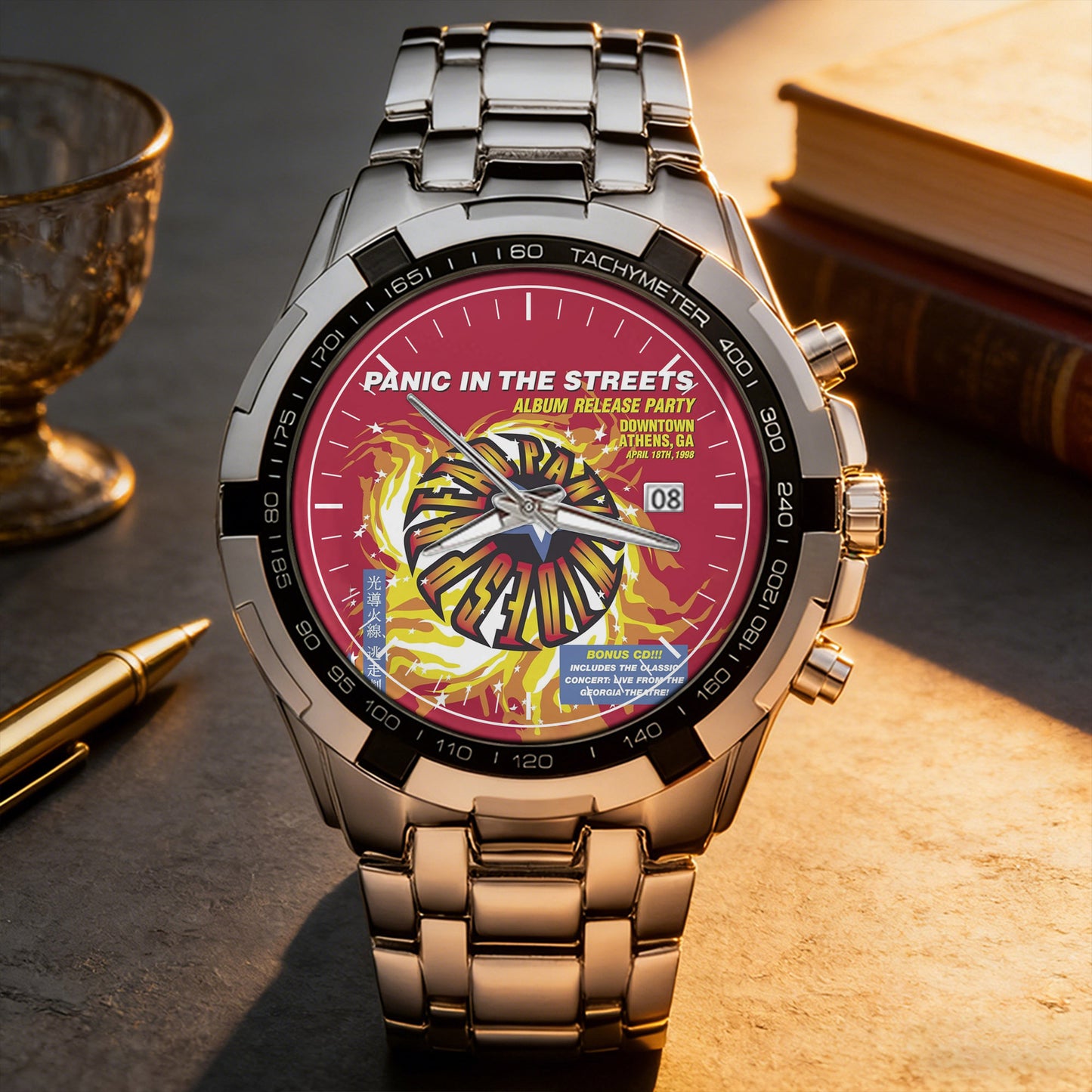 Widespread Panic Albums Collection Watch - Multiple Classic Rock Album Designs Available