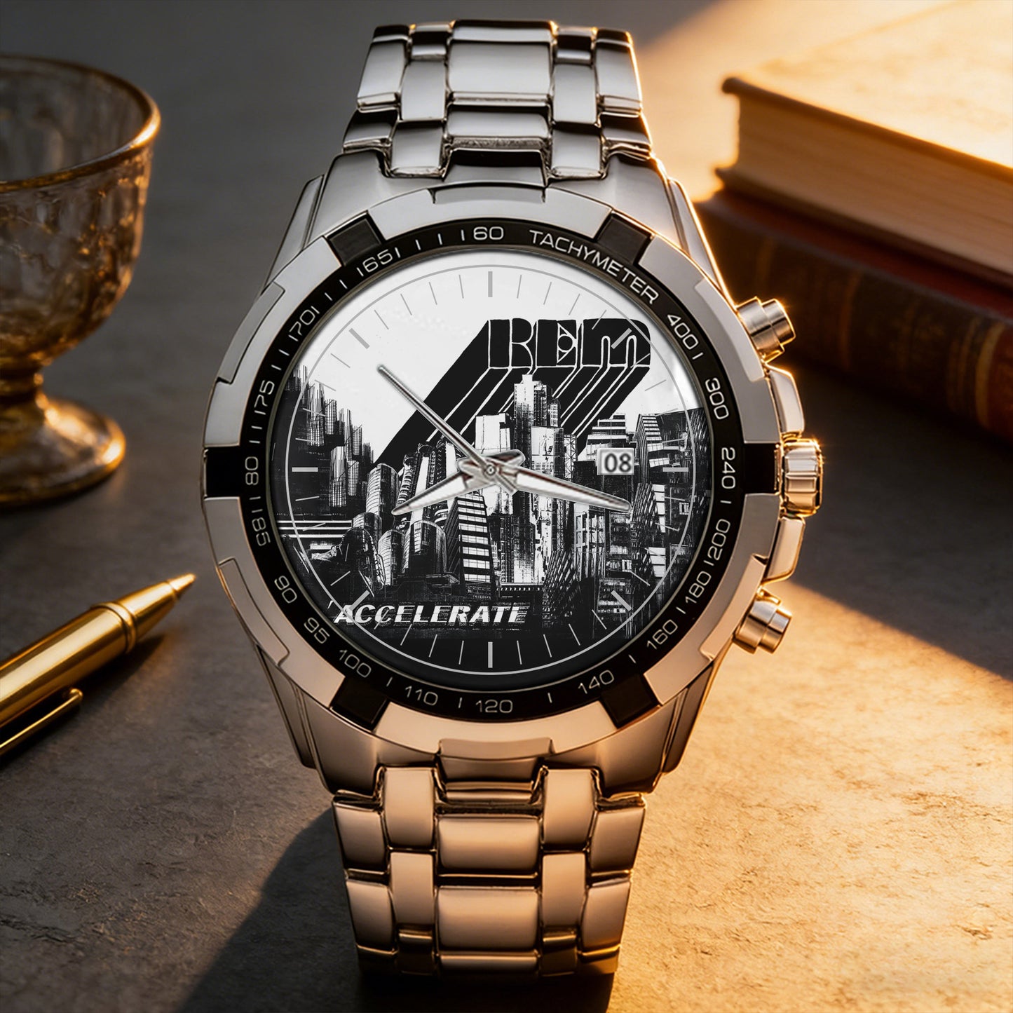 R.E.M Rock Albums Collection Watch - Multiple Classic Rock Album Designs Available
