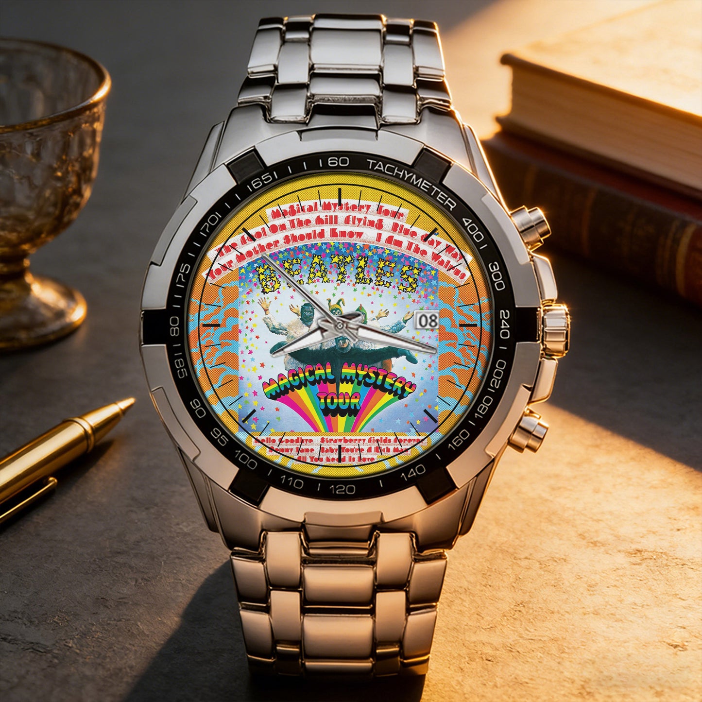 The Beatles Albums Collection Watch 2 - Multiple Classic Album Designs Available