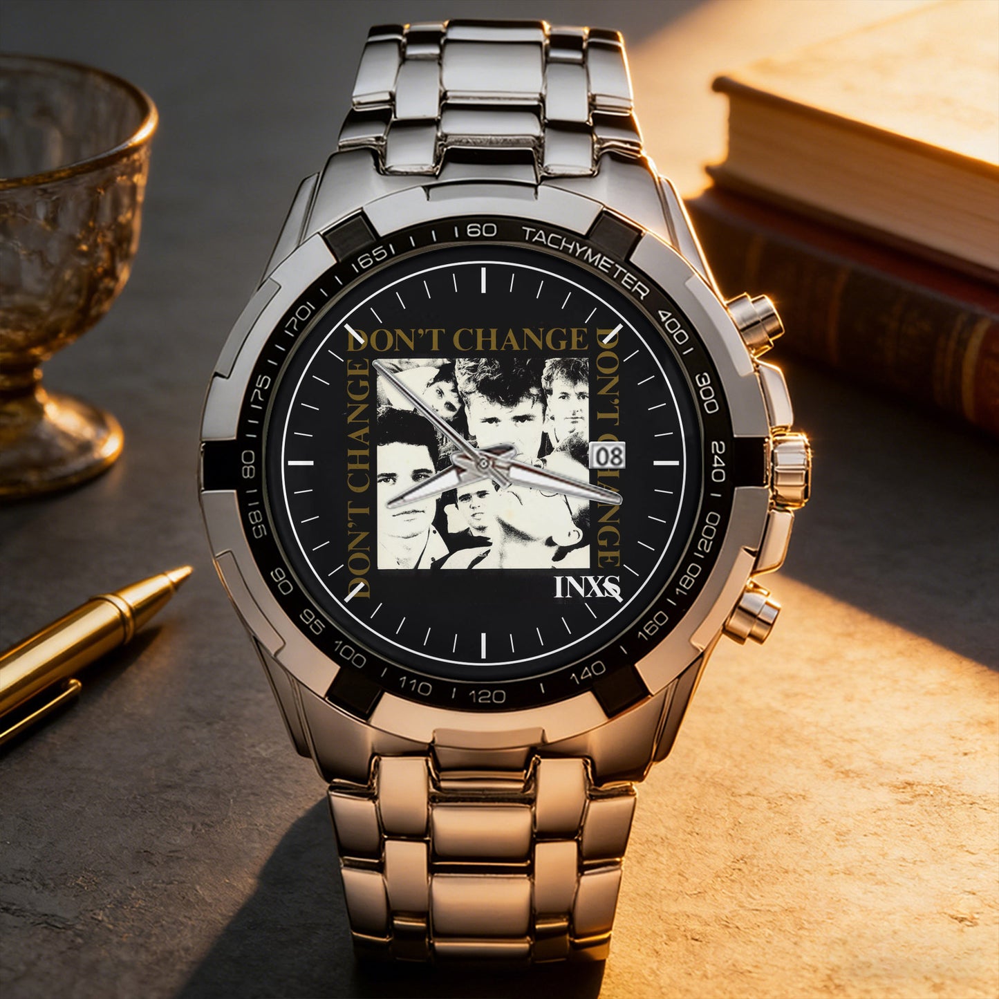 INXS Albums Collection Watch - Multiple Classic Rock Album Designs Available