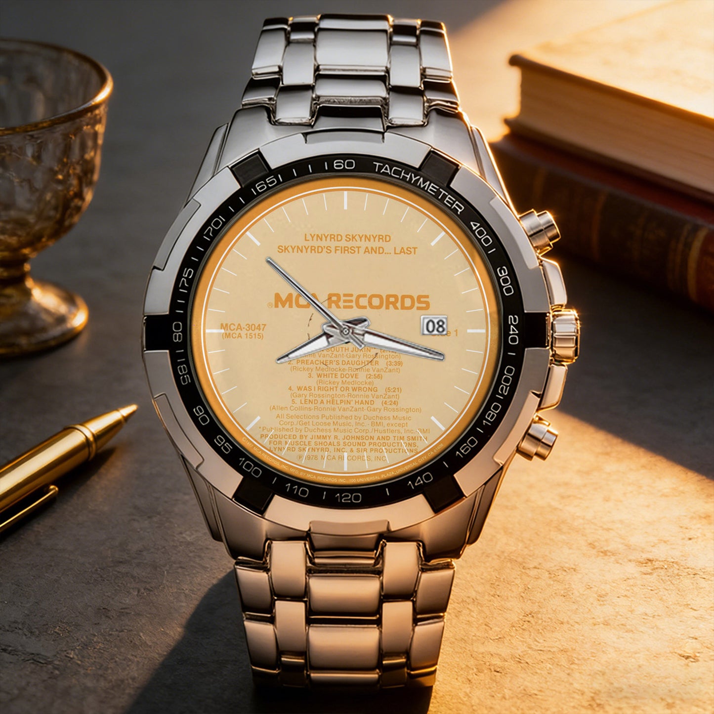Lynyrd Skynyrd Albums Collection Watch - Multiple Classic Album Designs Available