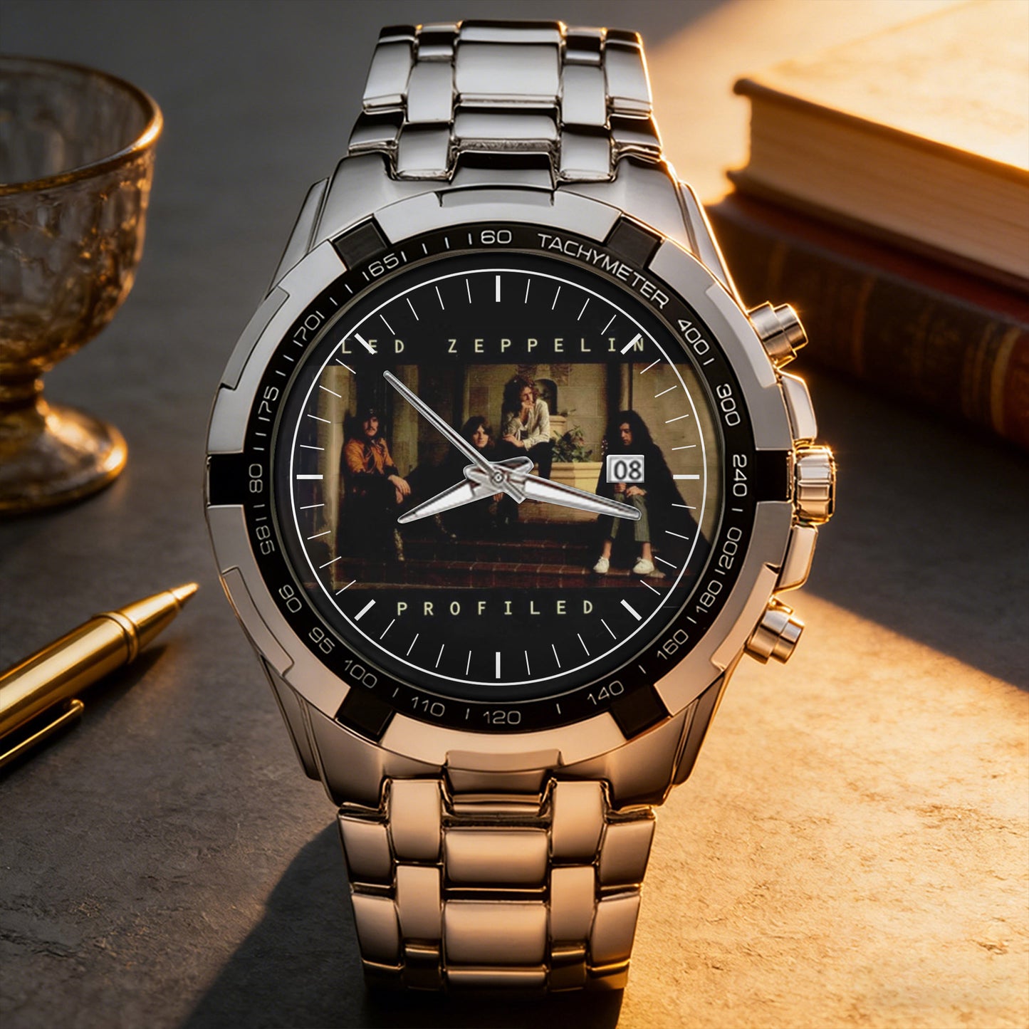 Led Zeppelin Albums Collection Watch - Multiple Classic Rock Album Designs Available