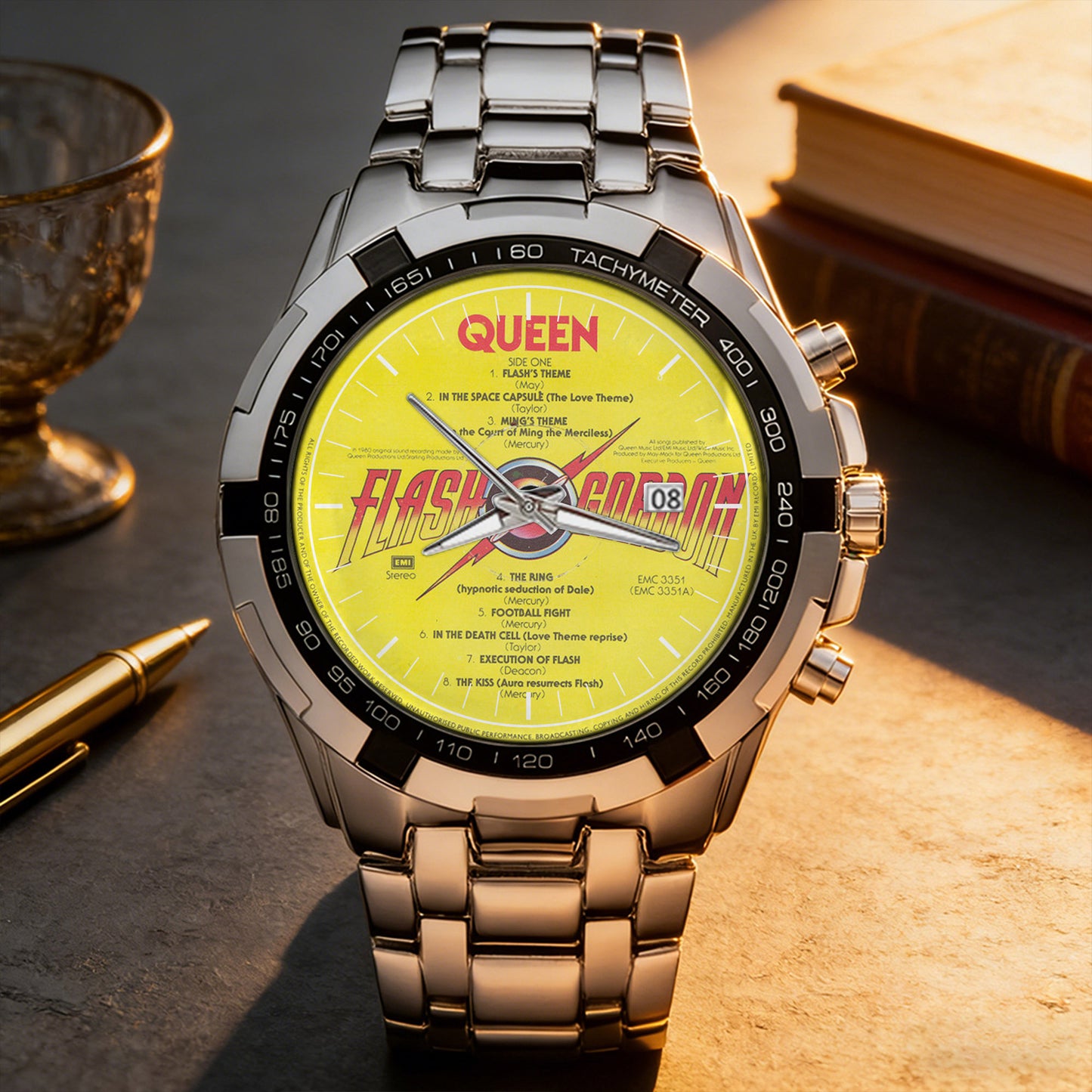Queen Albums Collection Watch - Multiple Classic Album Designs Available