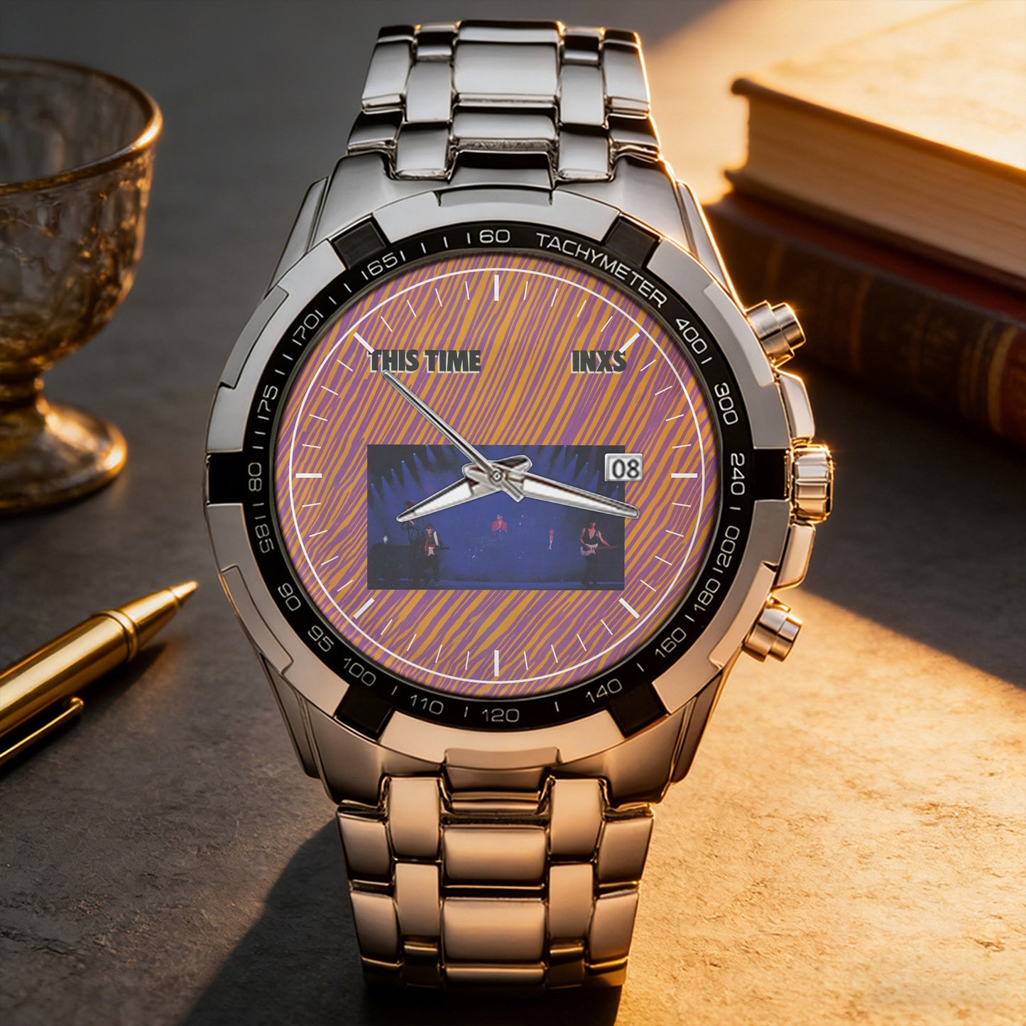 INXS Albums Collection Watch - Multiple Classic Rock Album Designs Available