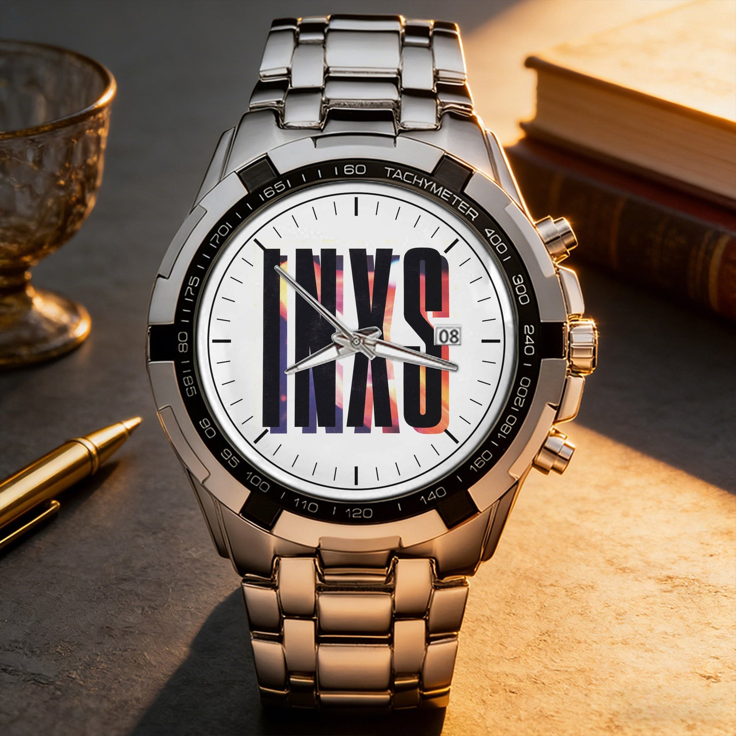 INXS Albums Collection Watch - Multiple Classic Rock Album Designs Available
