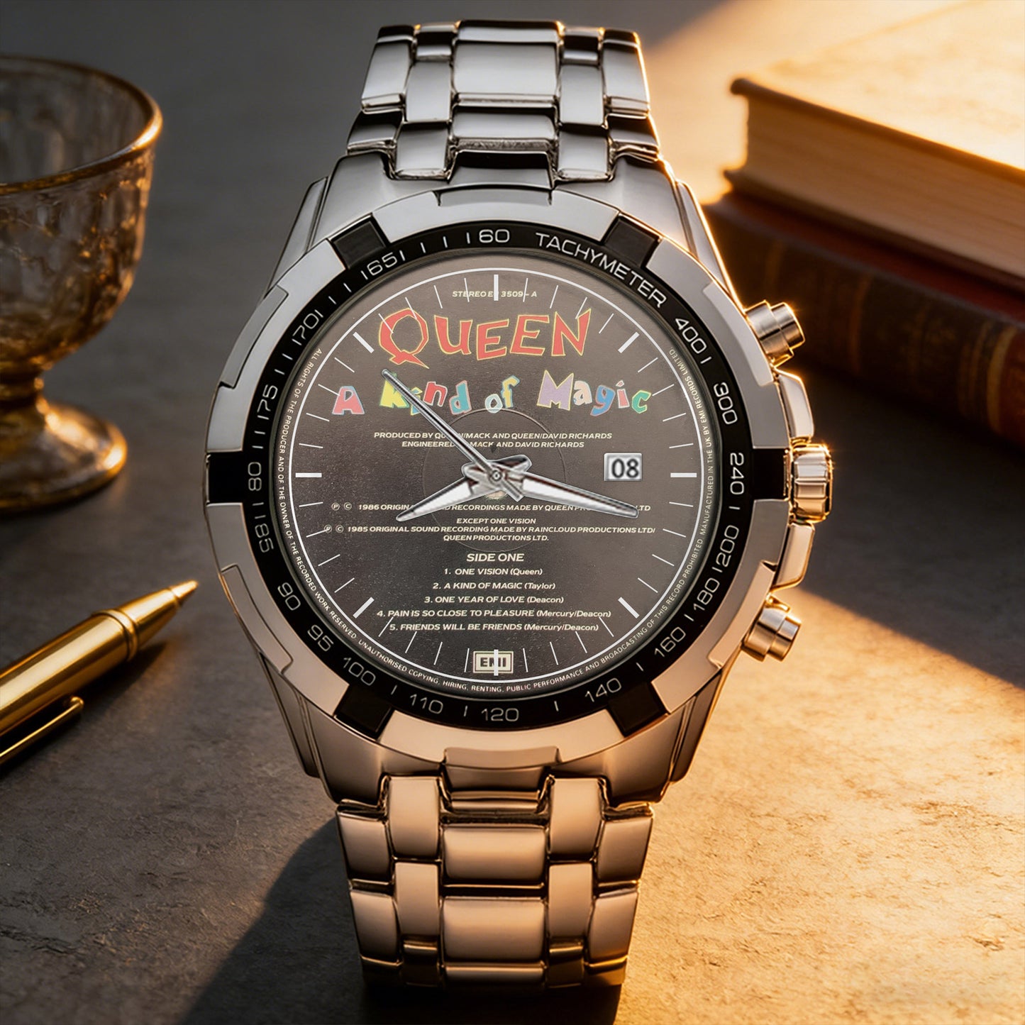 Queen Albums Collection Watch - Multiple Classic Album Designs Available