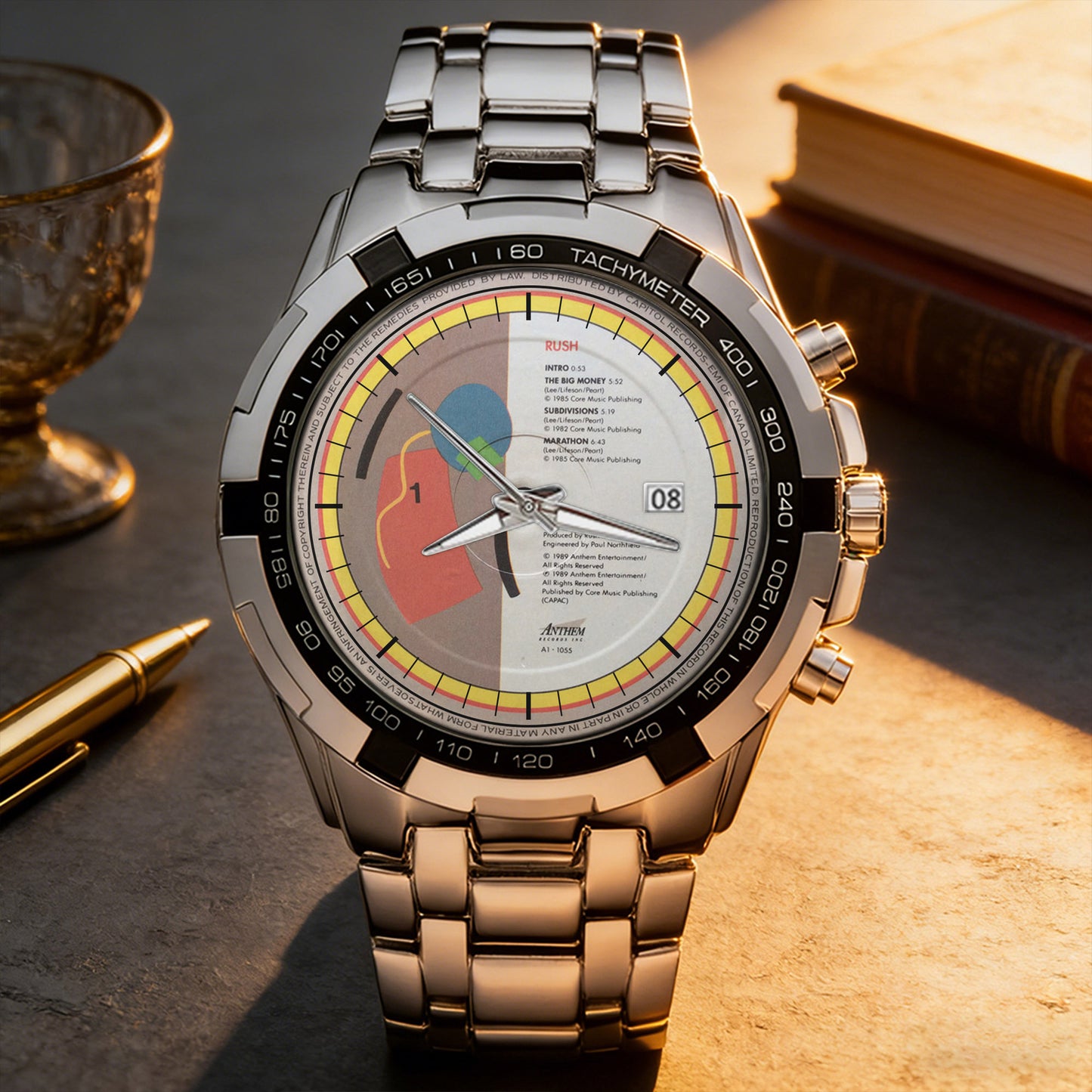 Rush Albums Collection Watch - Multiple Classic Album Designs Available