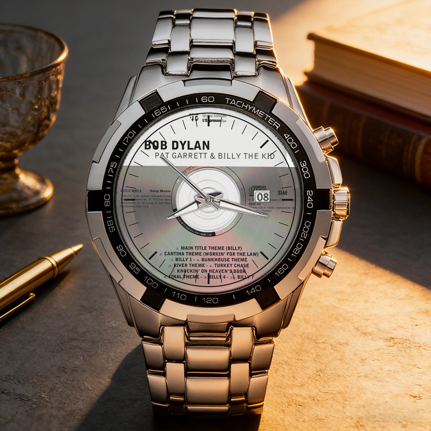 Bob Dylan Albums Collection Watch - Multiple Classic Album Designs Available