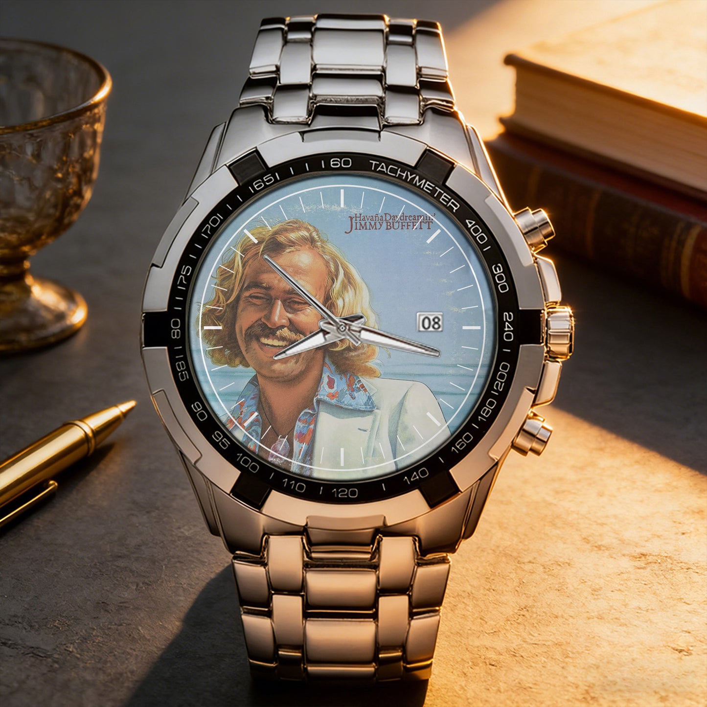 Jimmy Buffett Albums Collection Watch 2 - Multiple Classic Album Designs Available